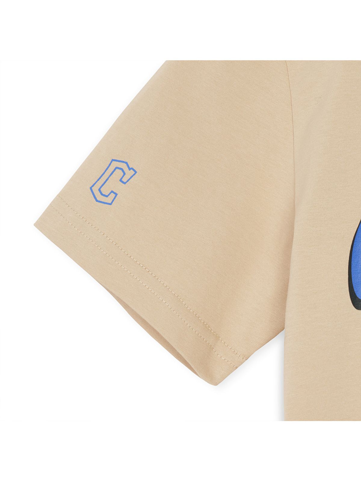 엠엘비 키즈(MLB KIDS) 메가베어 그래픽 반팔 티셔츠 CLE (L.Beige)