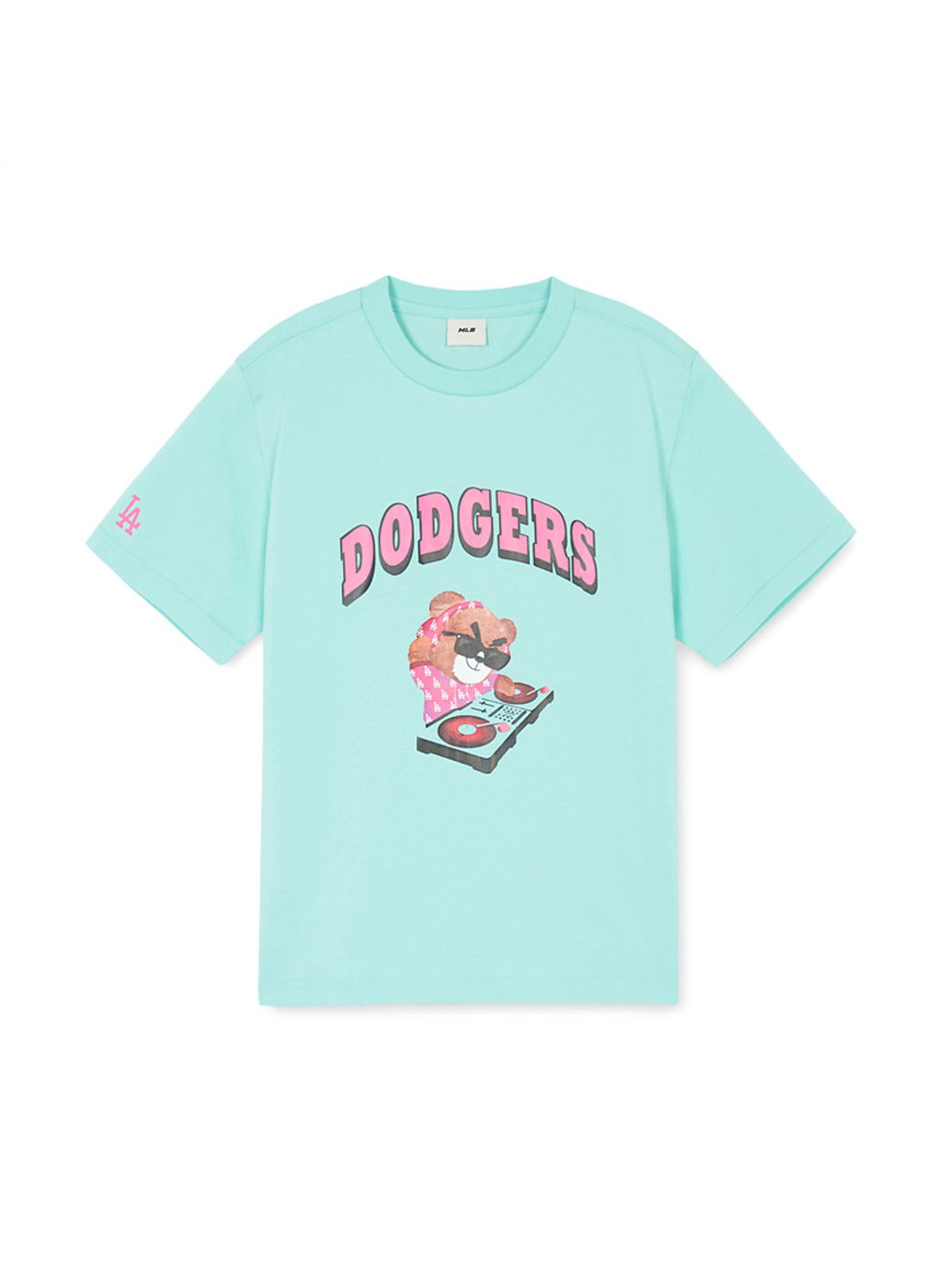 엠엘비 키즈(MLB KIDS) 메가베어 그래픽 반팔 티셔츠 LA (Mint)