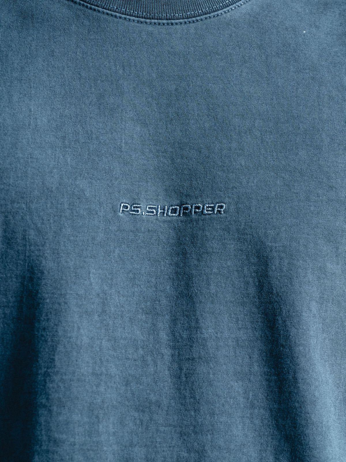 피에스쇼퍼(PSSHOPPER) 오리지널 피그먼트 워싱 숏슬리브(반팔티셔츠) [다크네이비]