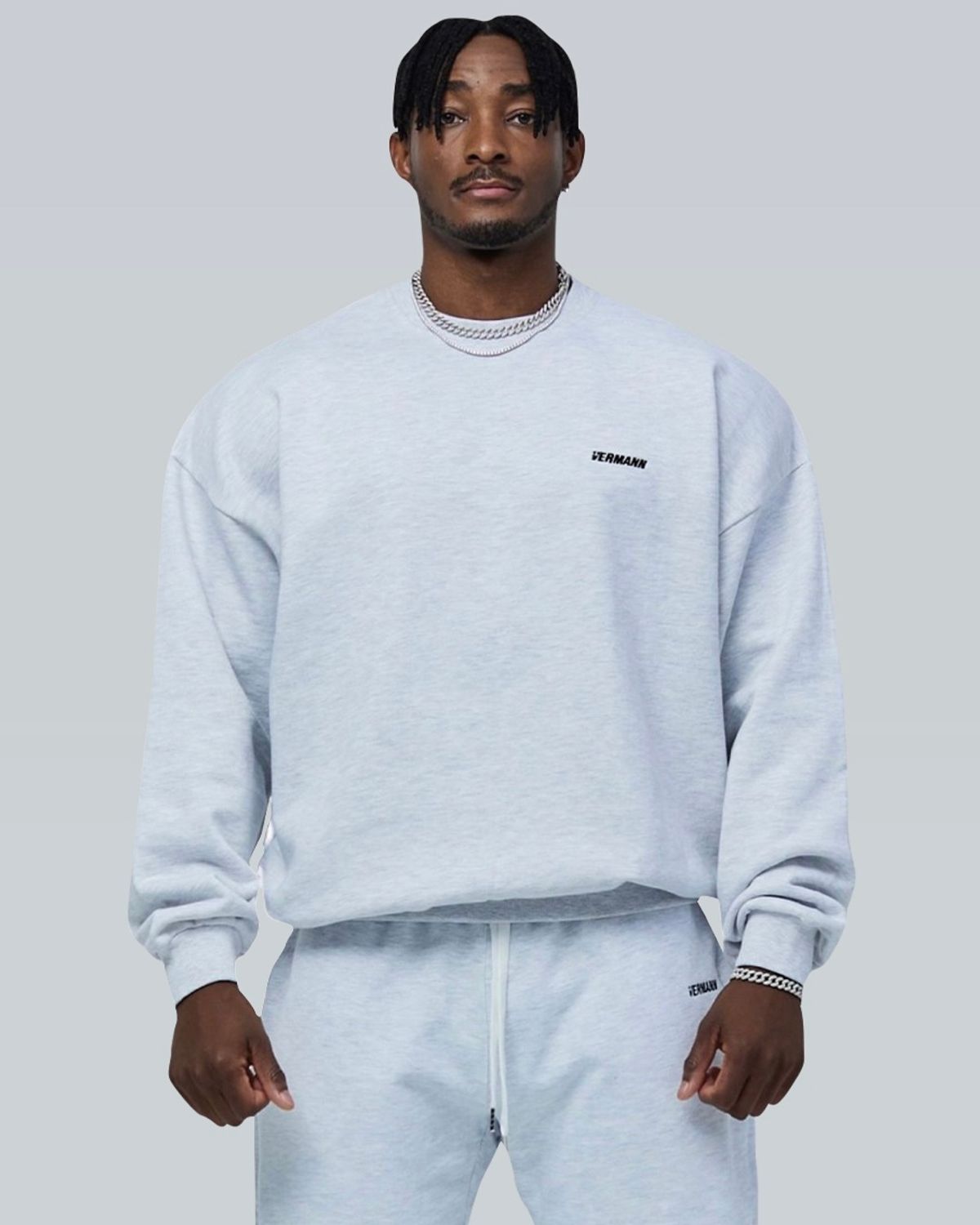 베르만 어패럴(VERMANN APPAREL) SIMPLE LOGO 벌룬핏 맨투맨