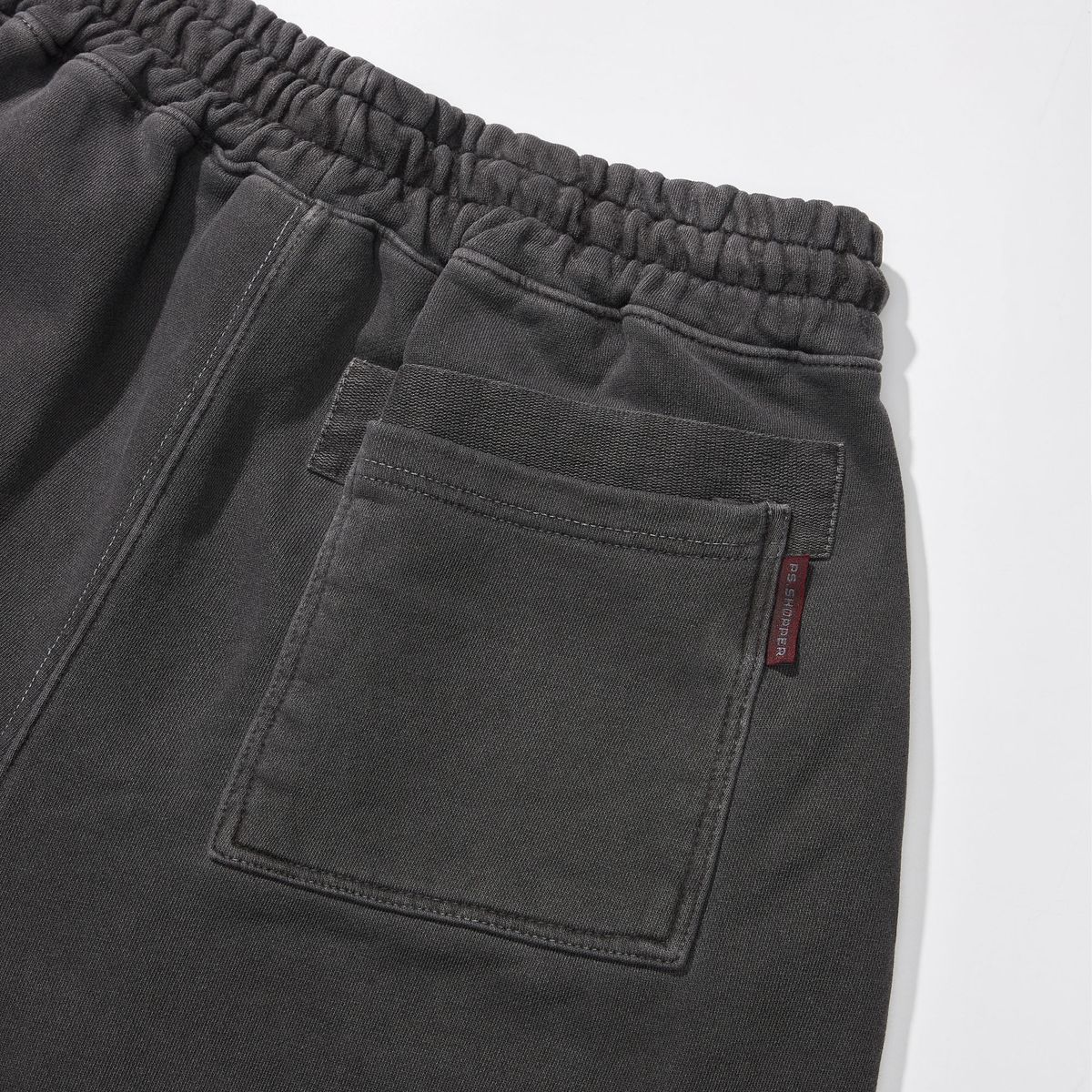피에스쇼퍼(PSSHOPPER) [2 Pack] 오리지널 피그먼트 반팔 반바지 세트 [다크그레이]