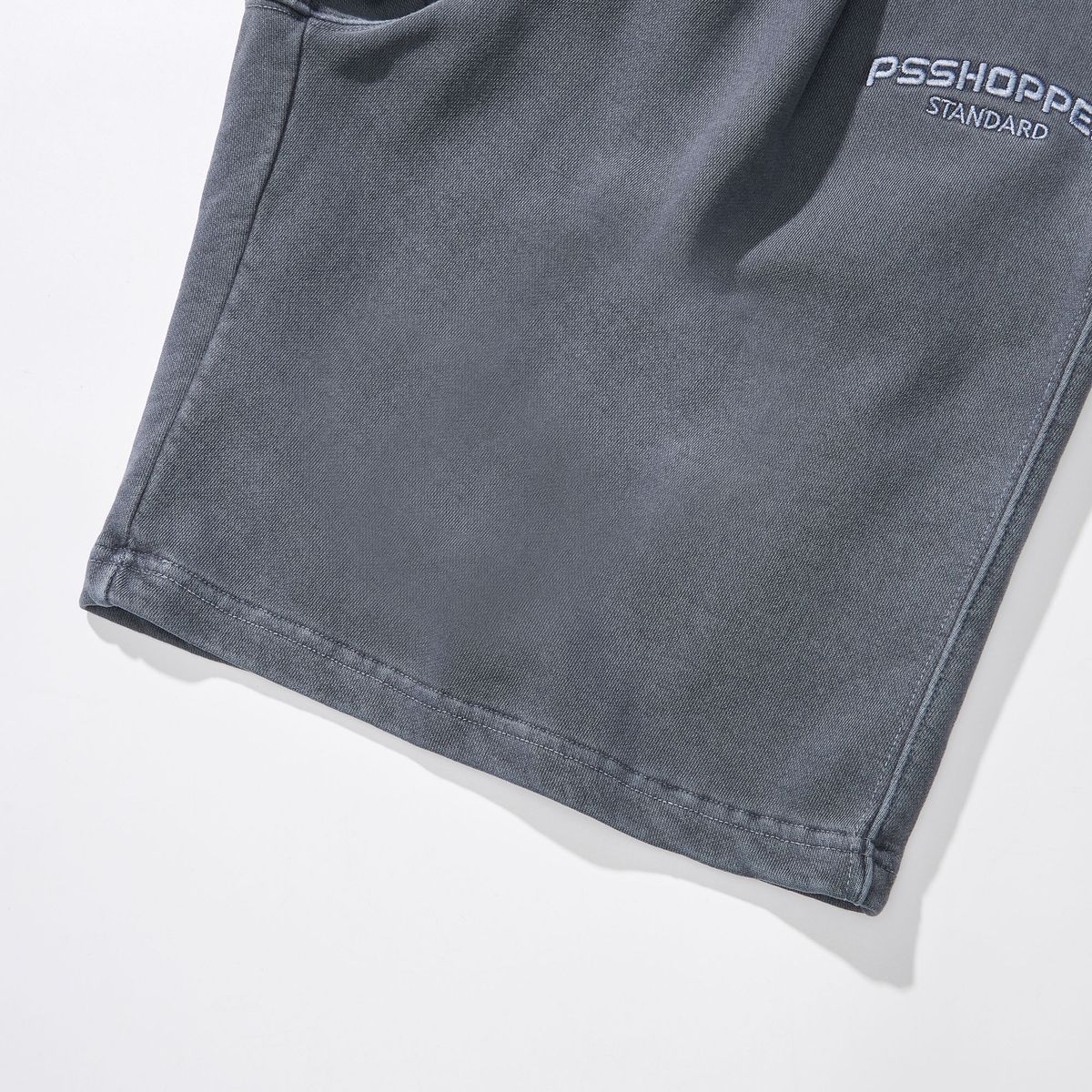 피에스쇼퍼(PSSHOPPER) [2 Pack] 오리지널 피그먼트 반팔 반바지 세트 [다크네이비]