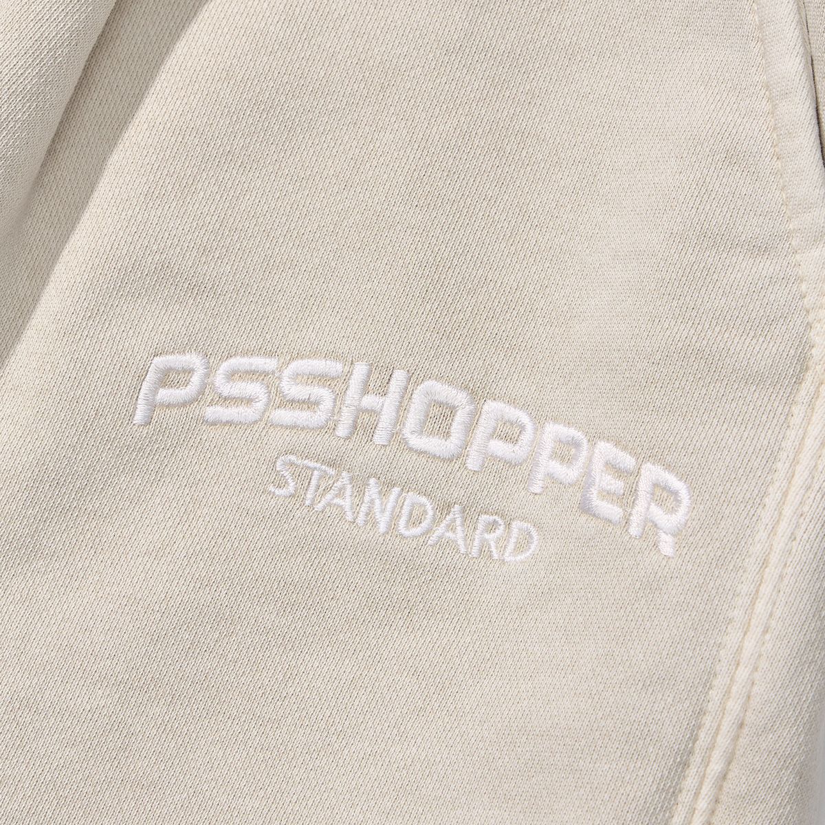 피에스쇼퍼(PSSHOPPER) 오리지널 피그먼트 워싱 쇼츠(반바지) [크림]