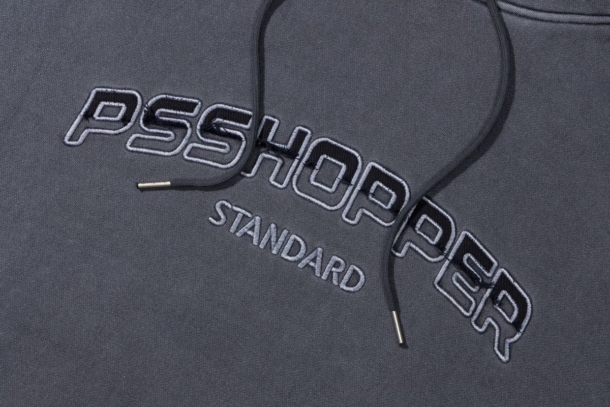 피에스쇼퍼(PSSHOPPER) [2 Pack] 오리지널 피그먼트 긴팔 반바지 세트 [다크네이비]