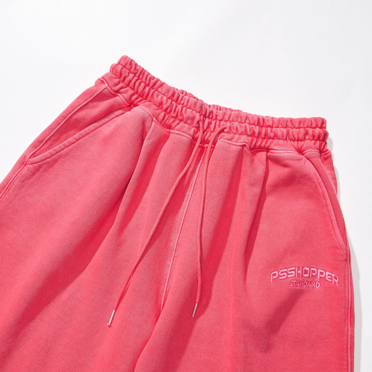 피에스쇼퍼(PSSHOPPER) [2 Pack] 오리지널 피그먼트 긴팔 반바지 세트 [핑크]