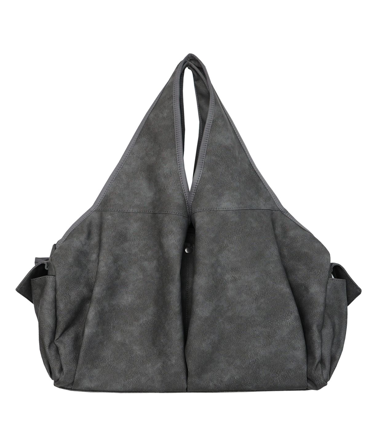 시월107(SIWL107) Bow Shoulder Bag (Nubuck Grey)