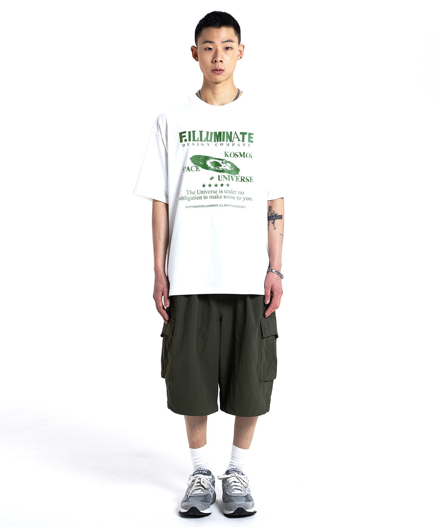 Tシャツ・カットソー [FILLUMINATE] Space Graphic T-Shirt MUSINSA | FILLUMINATE Space Graphics Round T-shirt-3Color