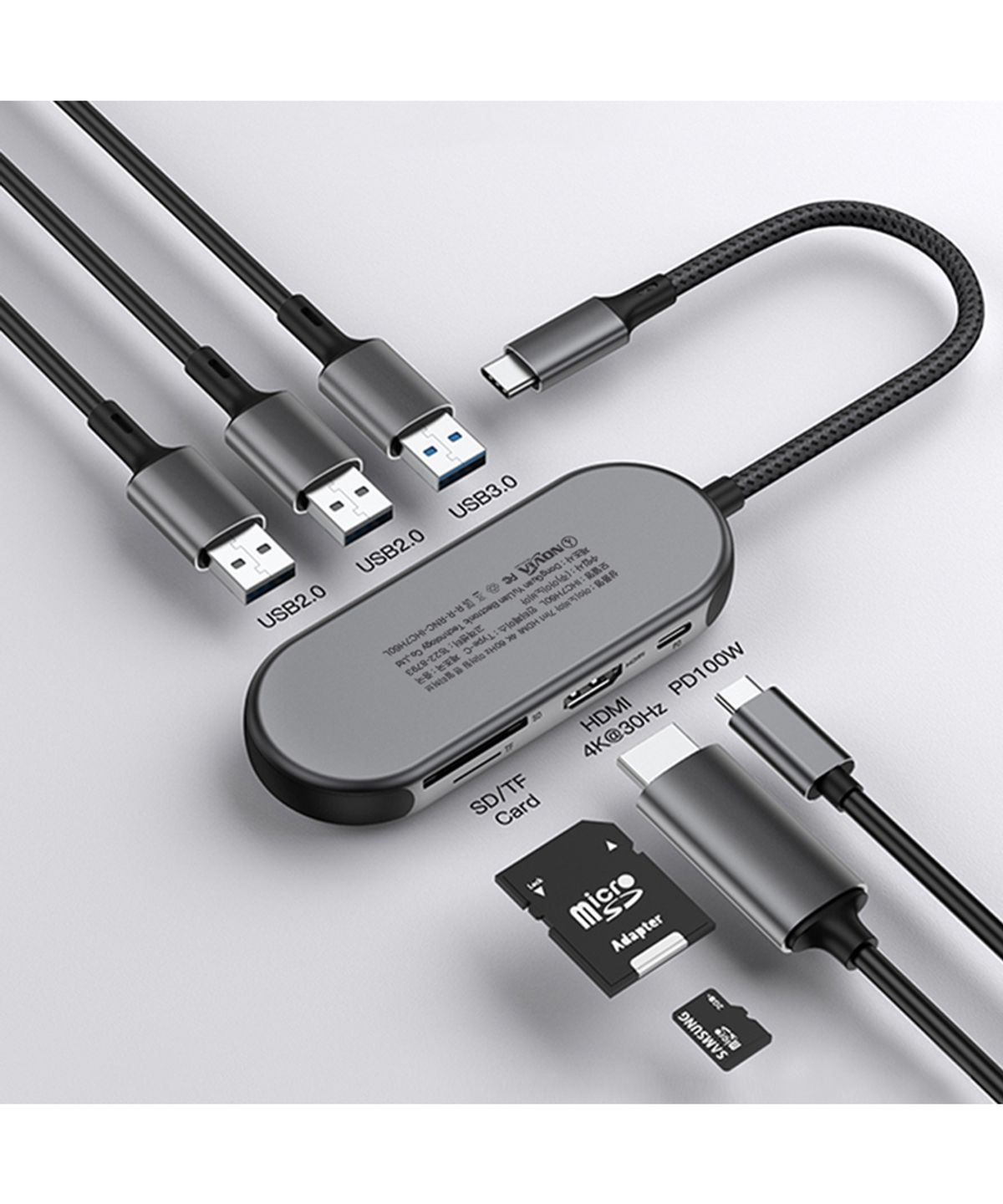 아이노비아(INOVIA) 7in1 HDMI 4K 미러링 멀티허브