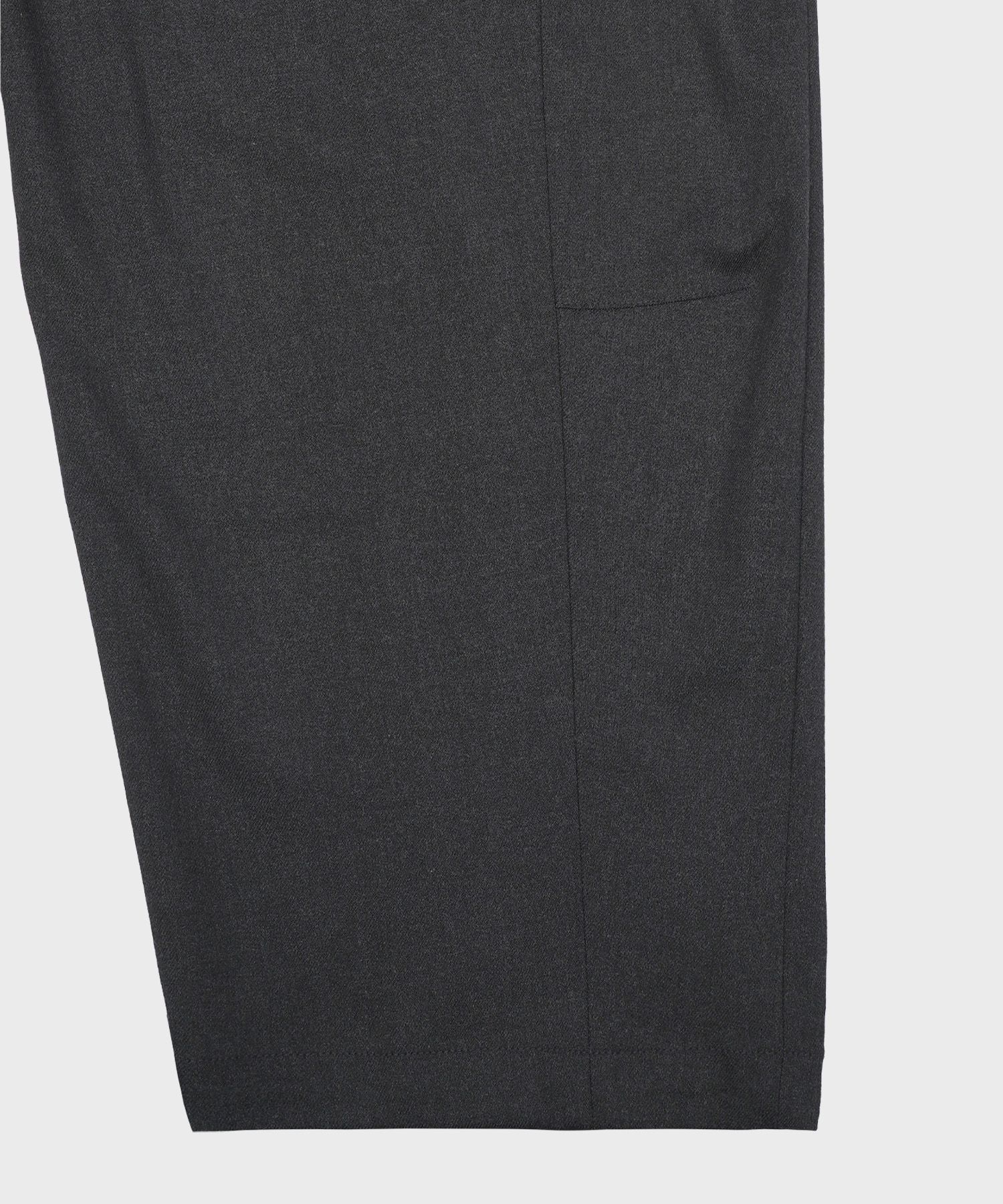 ●muahmuah● Wide TR banding slacks pants charcoal _MUP24002 MUSINSA | MUAHMUAH Wide TR banding slacks pants [Charcoal]