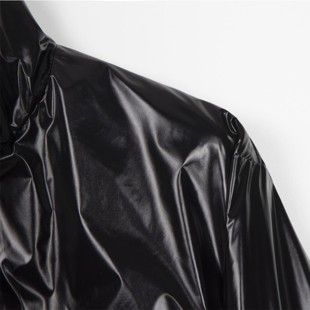 OVERSIZE HOODED BOMBER BLACK – MOZAMBIQUE CONCEPTS d'ODEUR