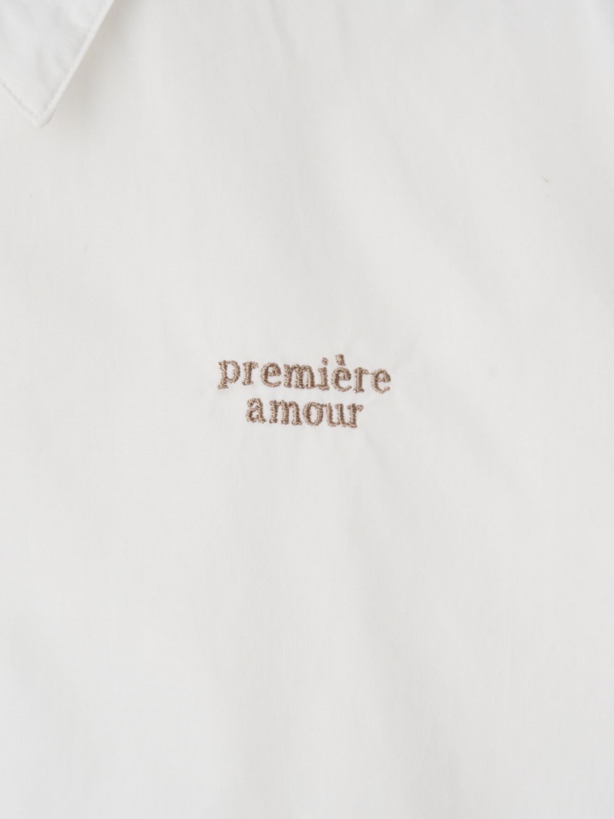 프뮤아무르(PREMIERE AMOUR) 프뮤 오버 플루프 셔츠 - 아이보리