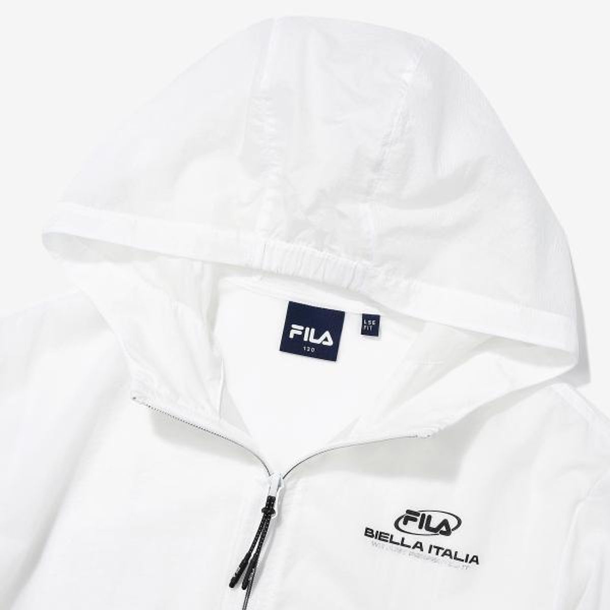 휠라 키즈(FILA KIDS) 에센셜 경량 바람막이(FK2JKG2101XOWH)