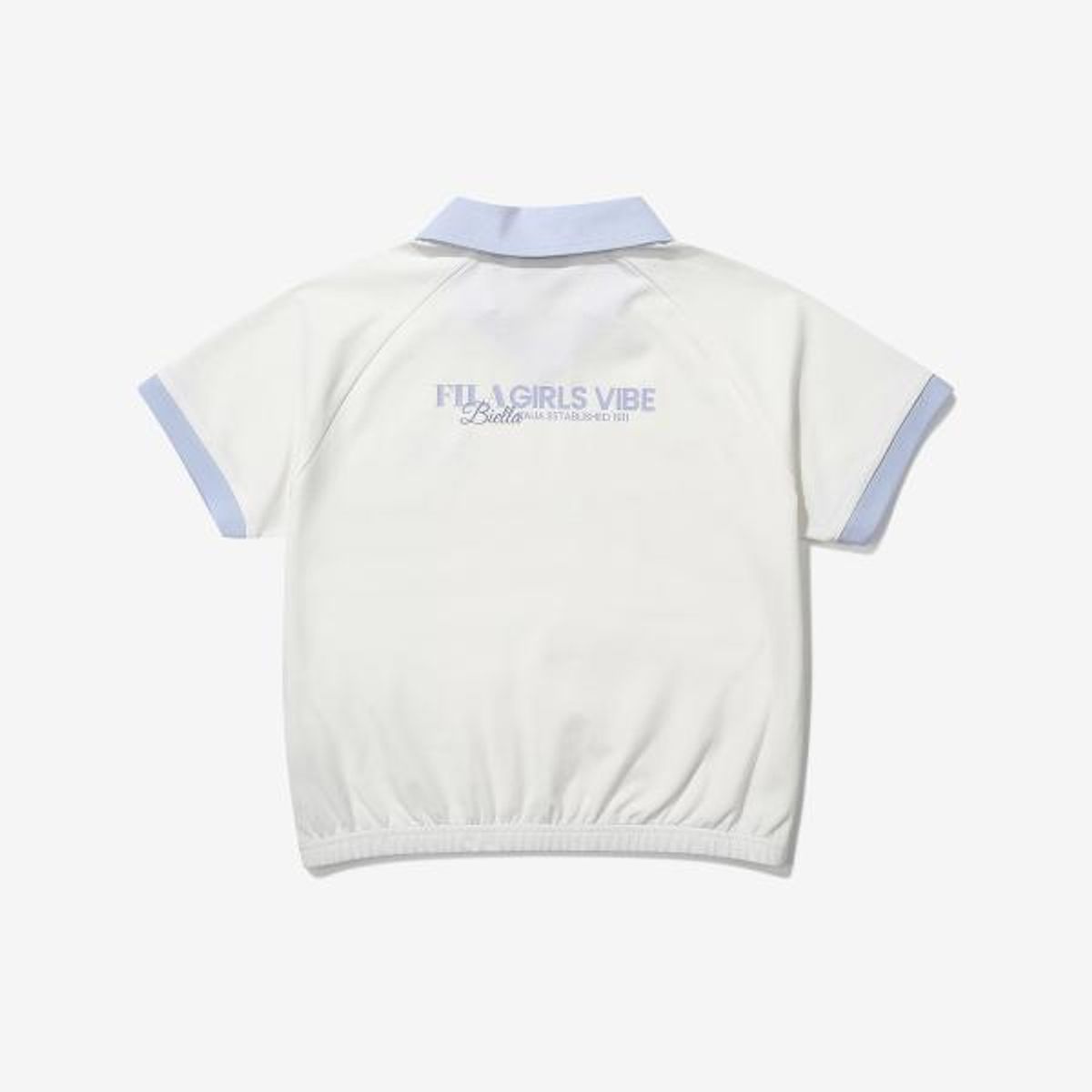휠라 키즈(FILA KIDS) Girls 크롭 카라 티셔츠(FK2TSG2301FIVY)