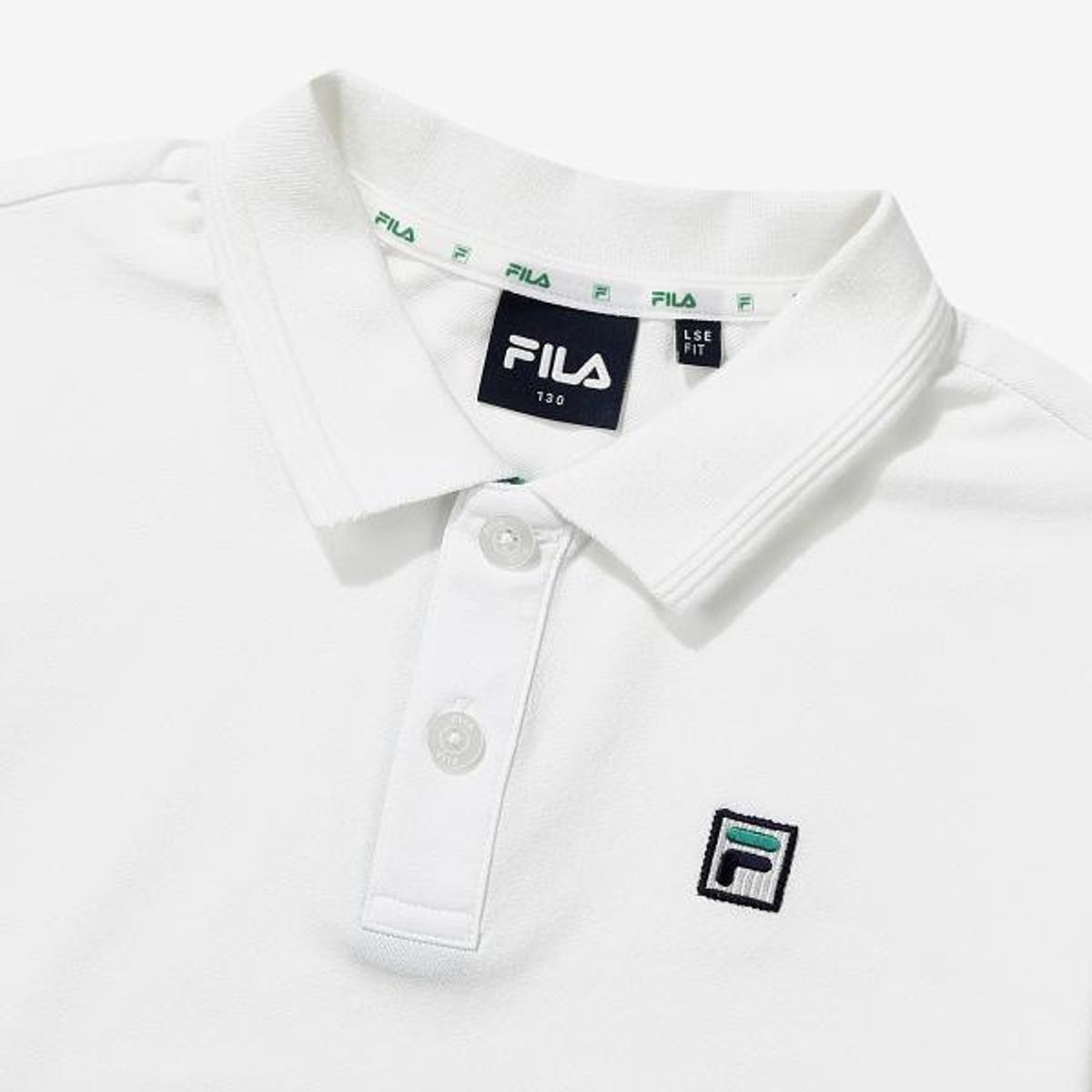 휠라 키즈(FILA KIDS) 에센셜 카라 티셔츠(FK2TSG2101XOWH)