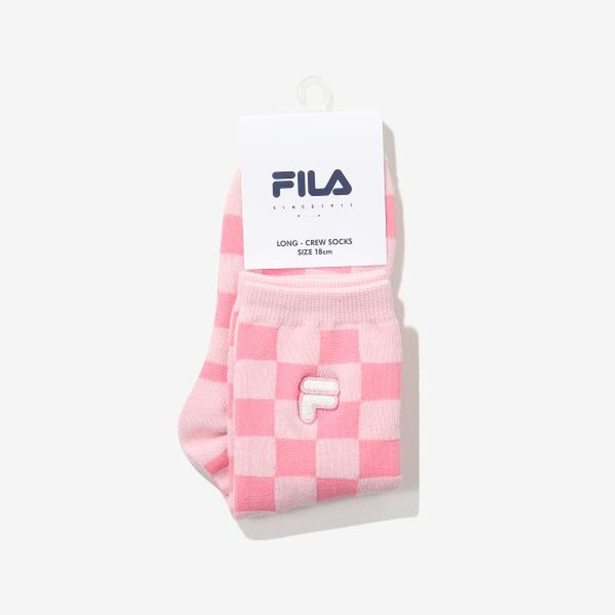 휠라 키즈(FILA KIDS) Girls 체커보드 장목양말(FK3SCG1005XPIK)
