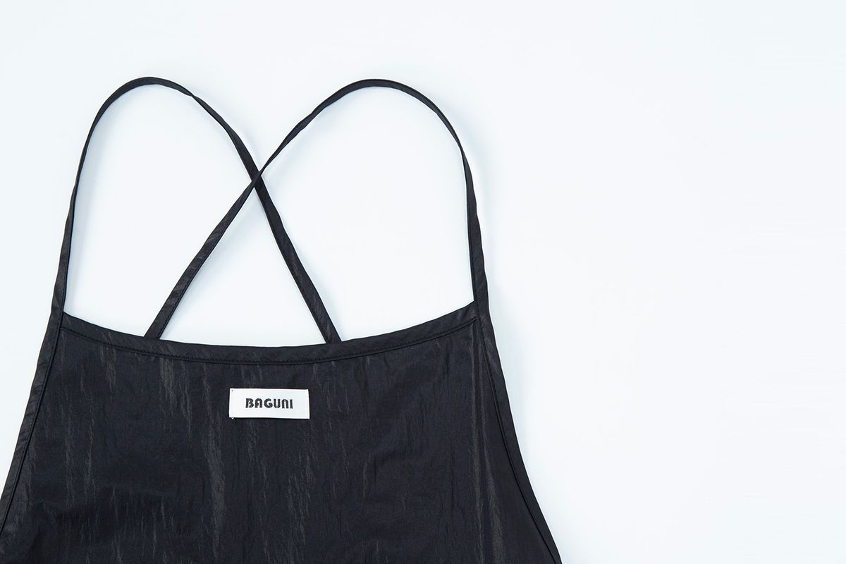 샐러드바구니(SALAD BAGUNI) String Layered Dress - black