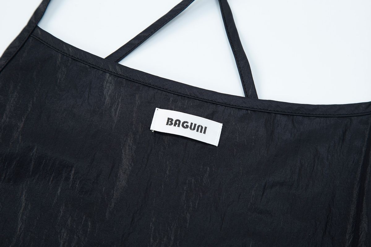 샐러드바구니(SALAD BAGUNI) String Layered Dress - black