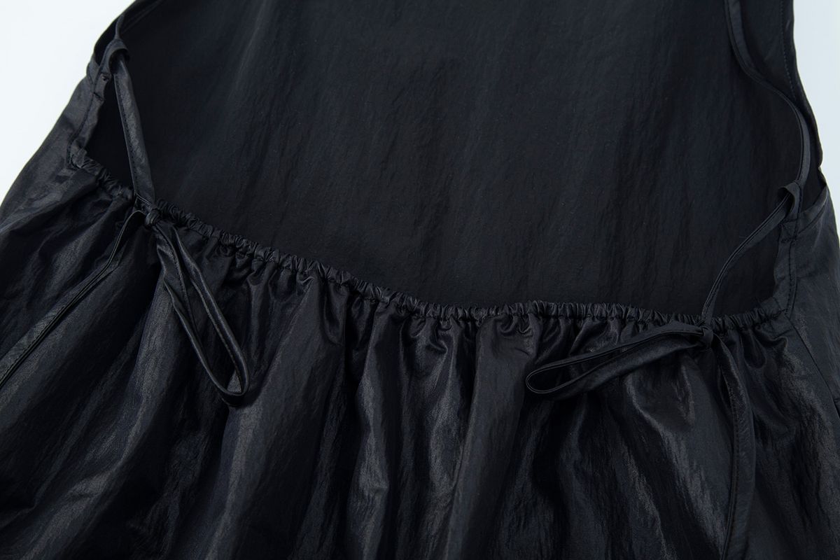 샐러드바구니(SALAD BAGUNI) String Layered Dress - black