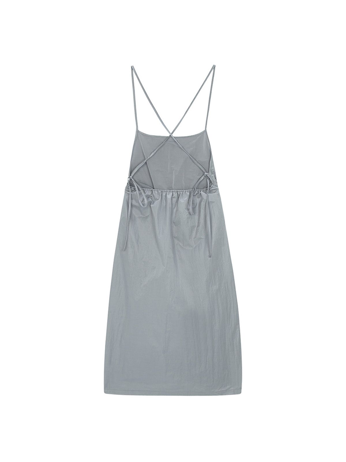 샐러드바구니(SALAD BAGUNI) String Layered Dress - light gray