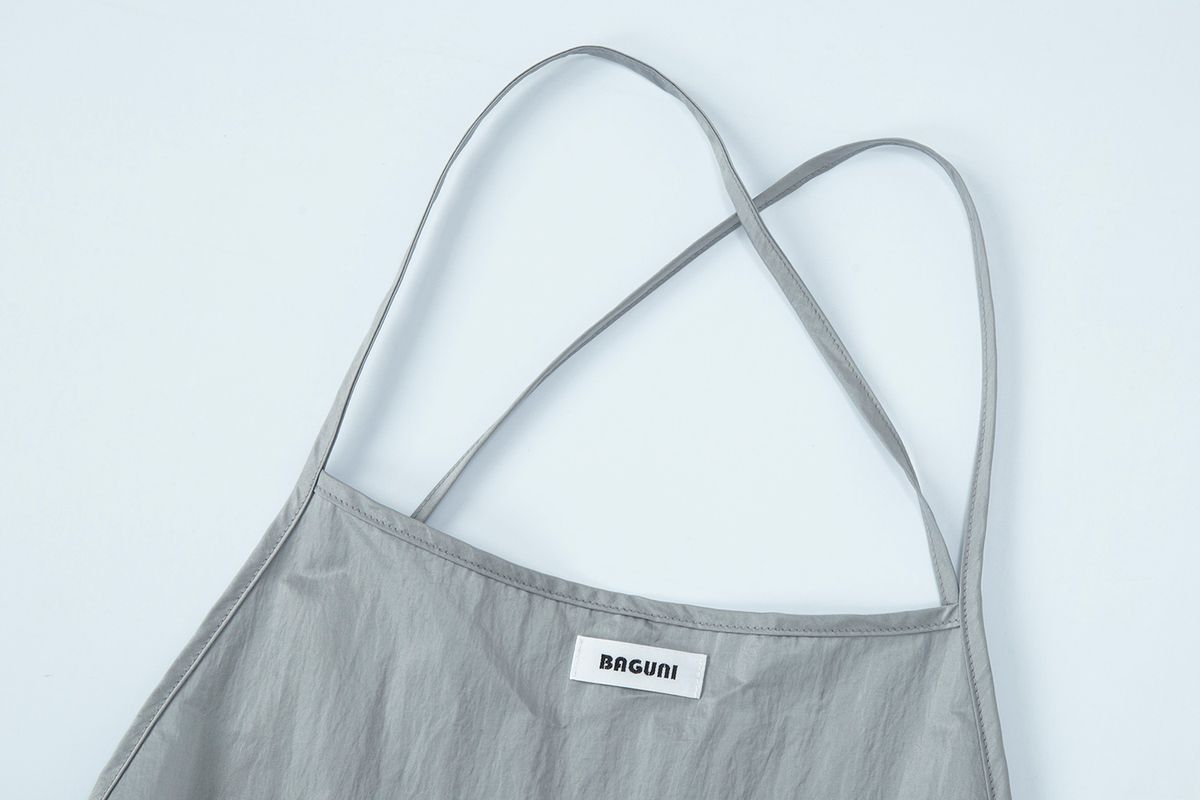 샐러드바구니(SALAD BAGUNI) String Layered Dress - light gray