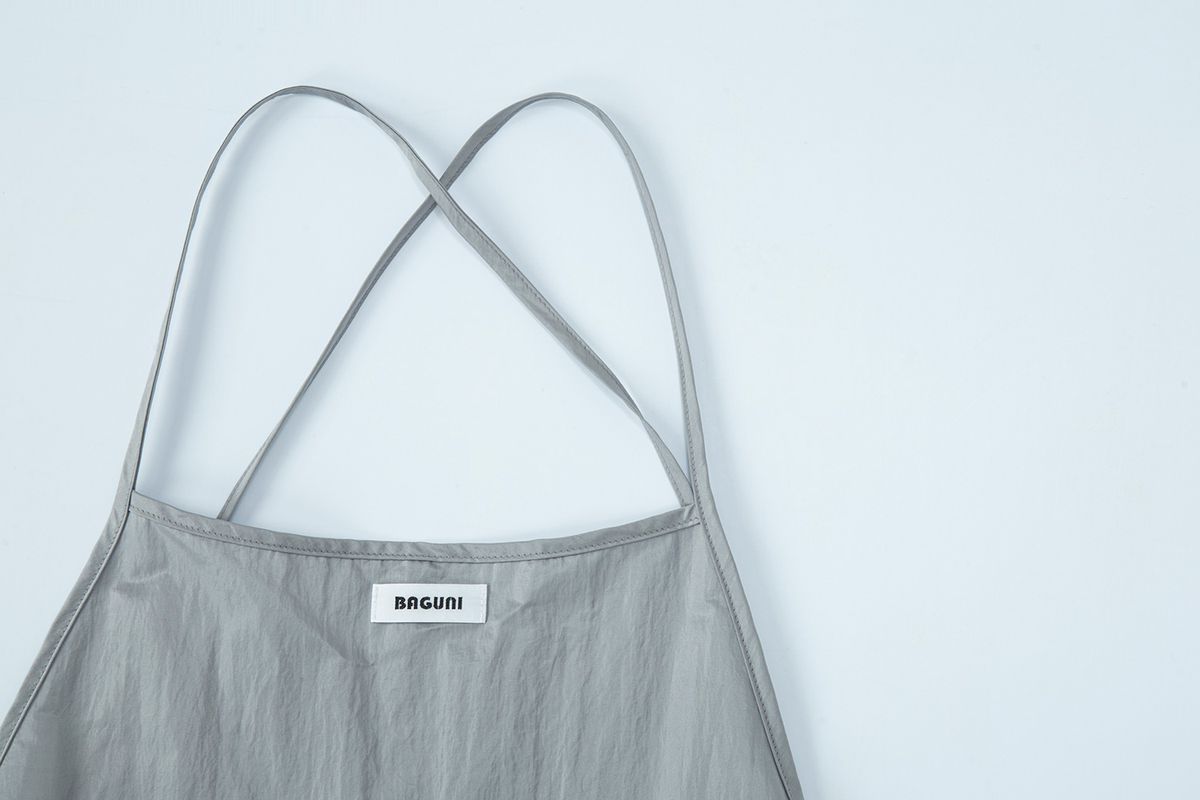 샐러드바구니(SALAD BAGUNI) String Layered Dress - light gray