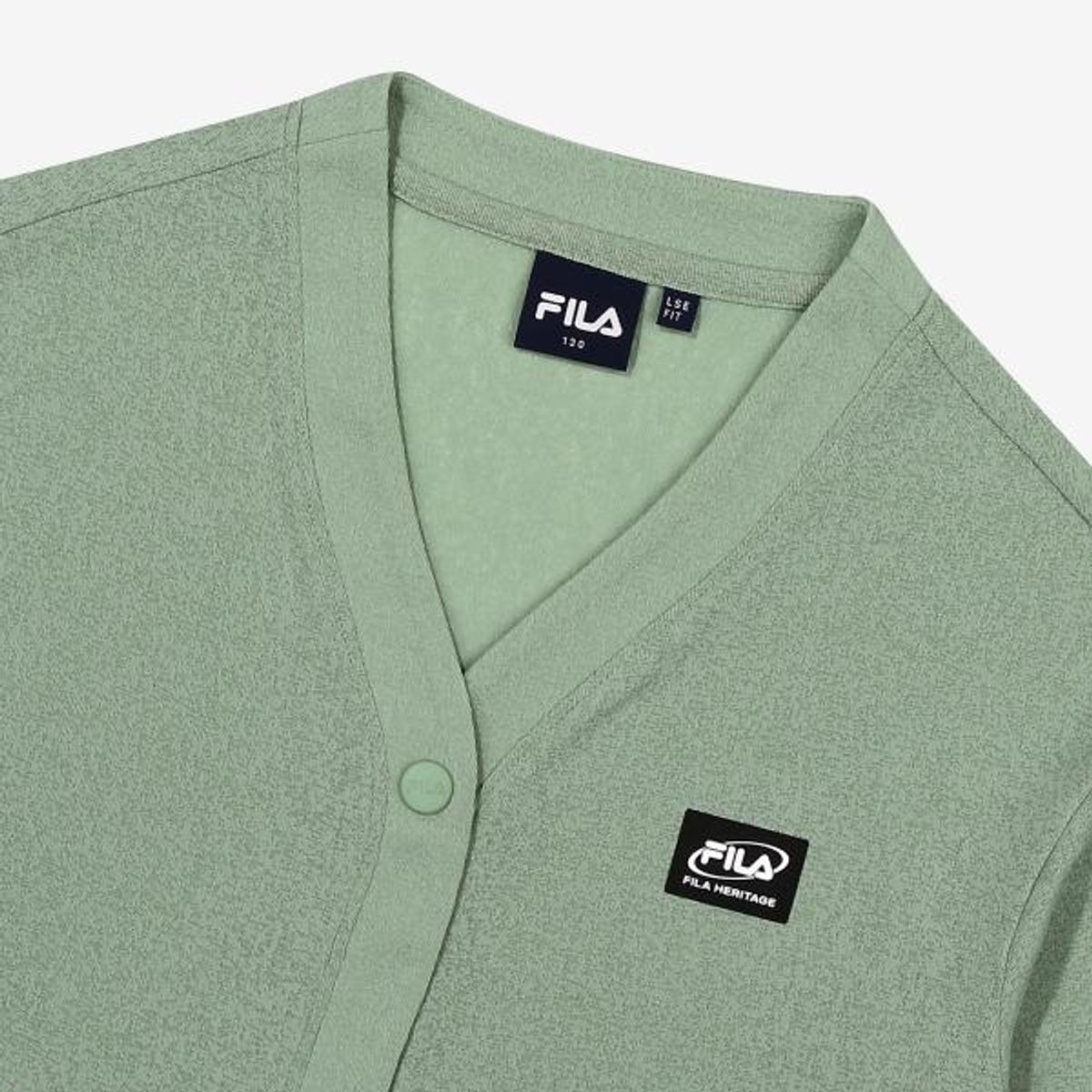 휠라 키즈(FILA KIDS) 얇은 로고 가디건(FK2FTG2101XLKH)