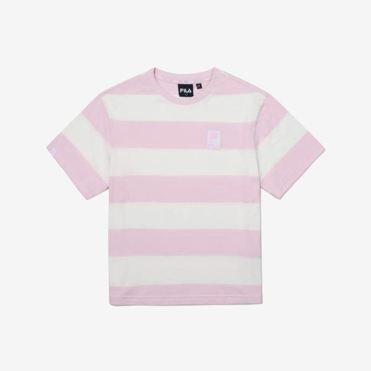 휠라 키즈(FILA KIDS) 에센셜 스트라이프 티셔츠(FK2RSG2104XSPN)