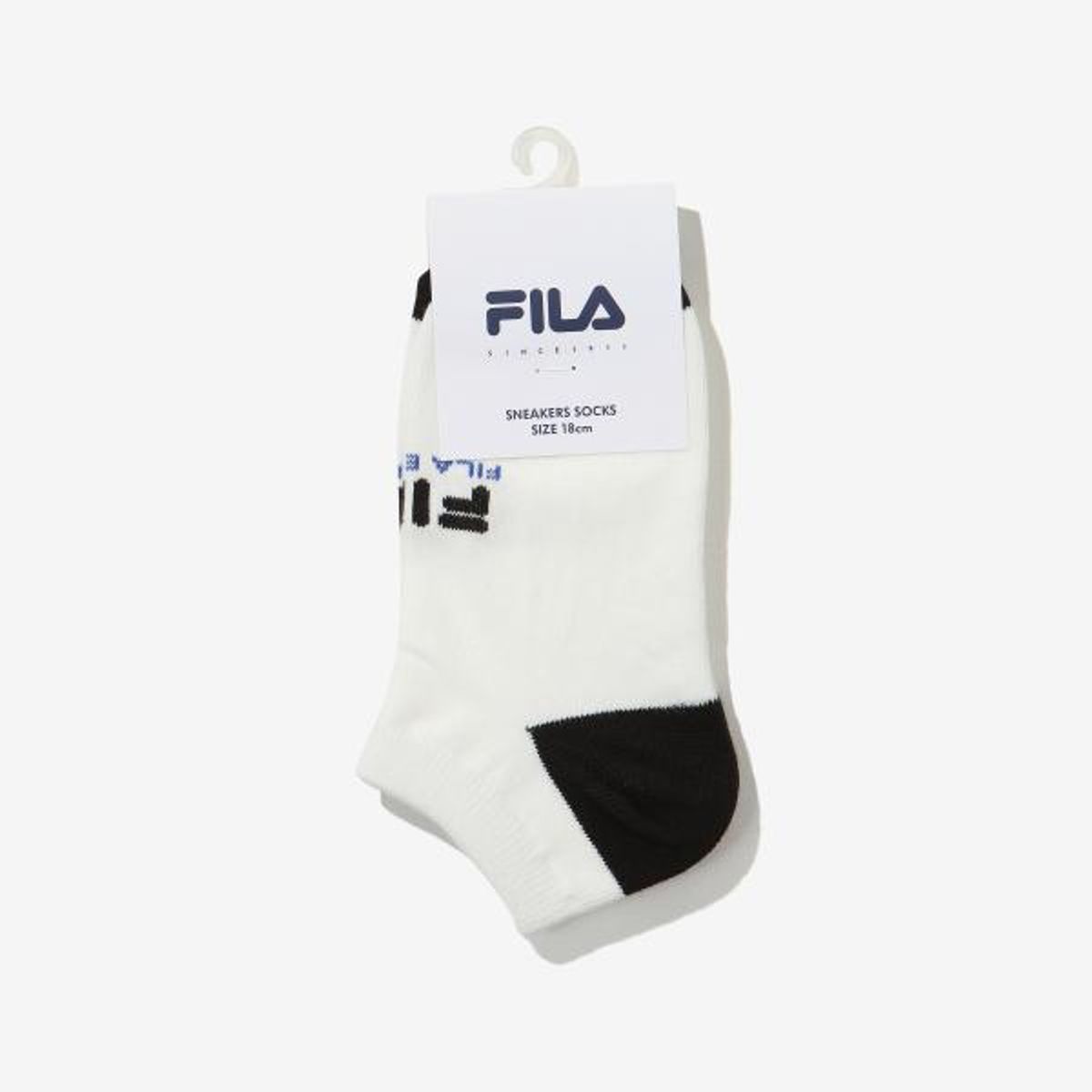 휠라 키즈(FILA KIDS) 리니어로고 스니커즈양말(FK3SCG1009XBLK)