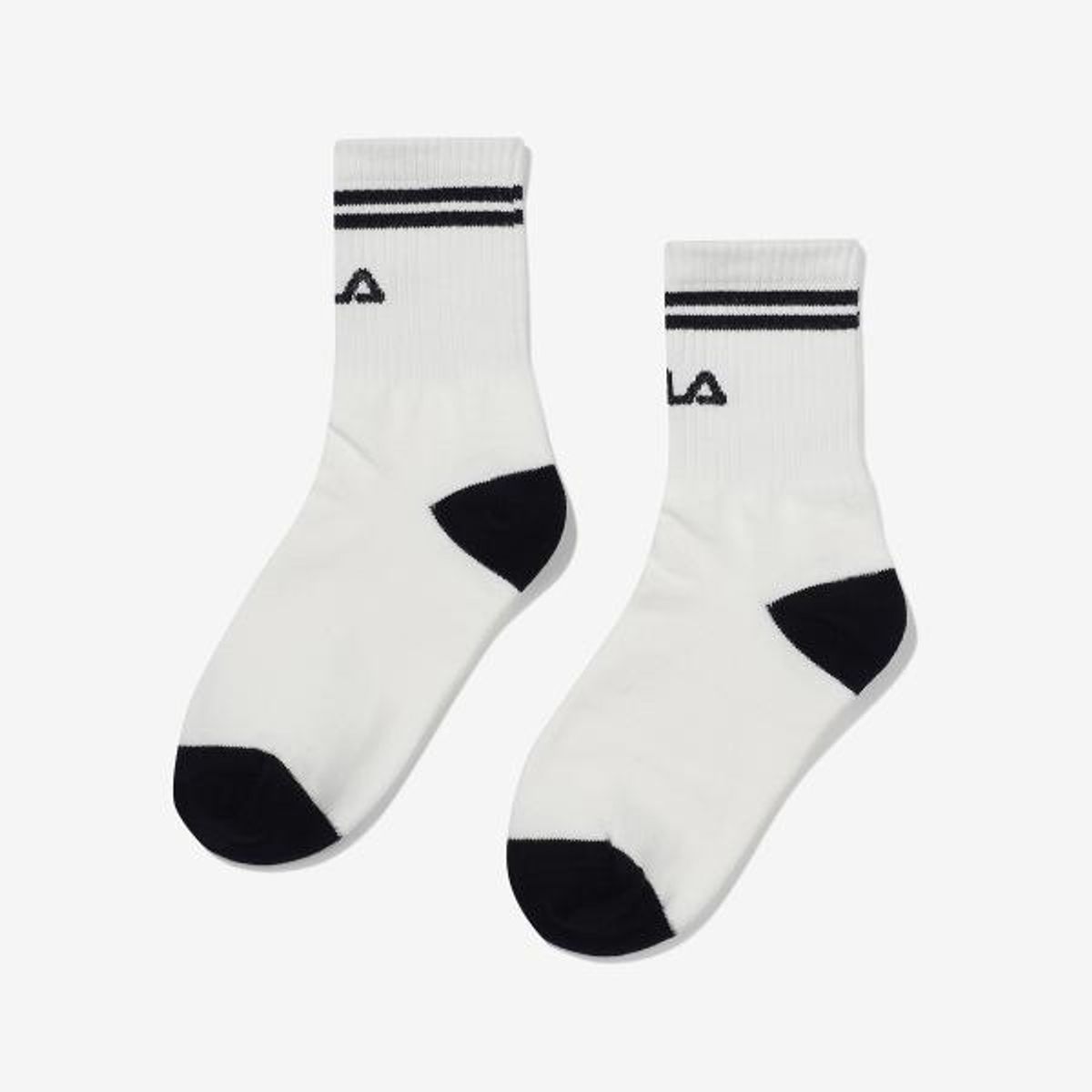 휠라 키즈(FILA KIDS) 리니어 로고 장목양말(FK3SCG1011XOWH)