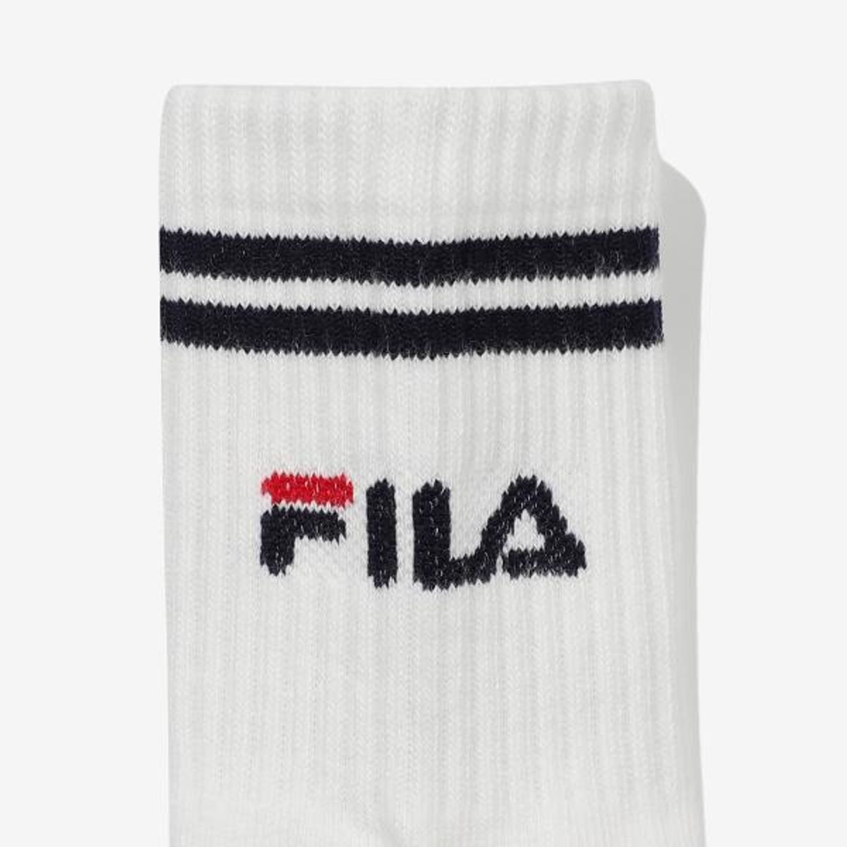 휠라 키즈(FILA KIDS) 리니어 로고 장목양말(FK3SCG1011XOWH)