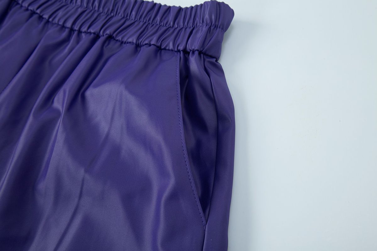 샐러드바구니(SALAD BAGUNI) Glow Emblem Shorts - violet