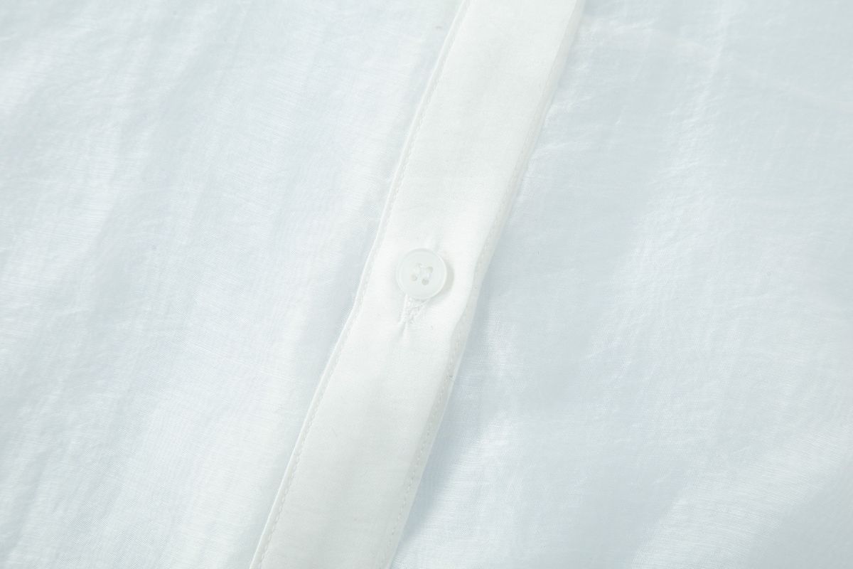 샐러드바구니(SALAD BAGUNI) Tencel Shimmer Shirt - white