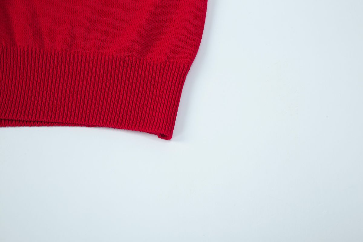 샐러드바구니(SALAD BAGUNI) Crop Top Cardigan Setup - red