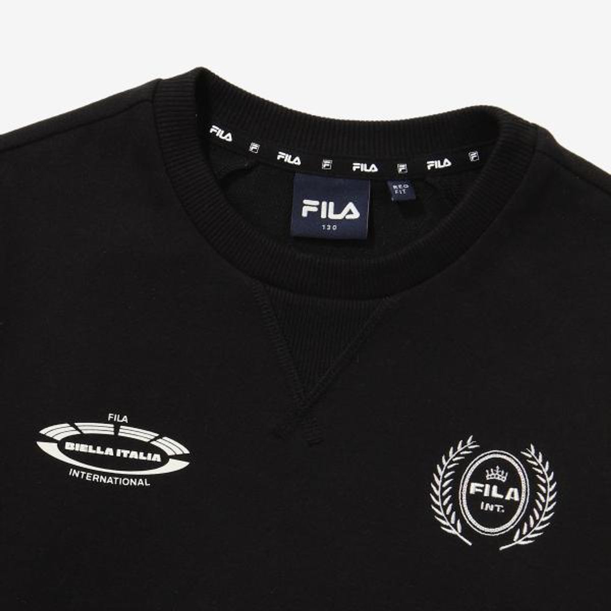 휠라 키즈(FILA KIDS) 싸커 그래픽 티셔츠(FK2RLG1201MBLK)