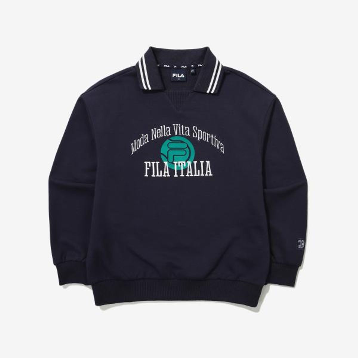 휠라 키즈(FILA KIDS) 카라 포인트 맨투맨(FK2POG1603MDID)