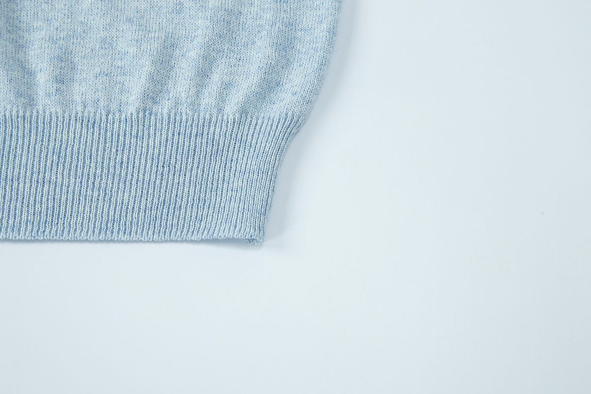 샐러드바구니(SALAD BAGUNI) Crop Top Cardigan Setup - blue