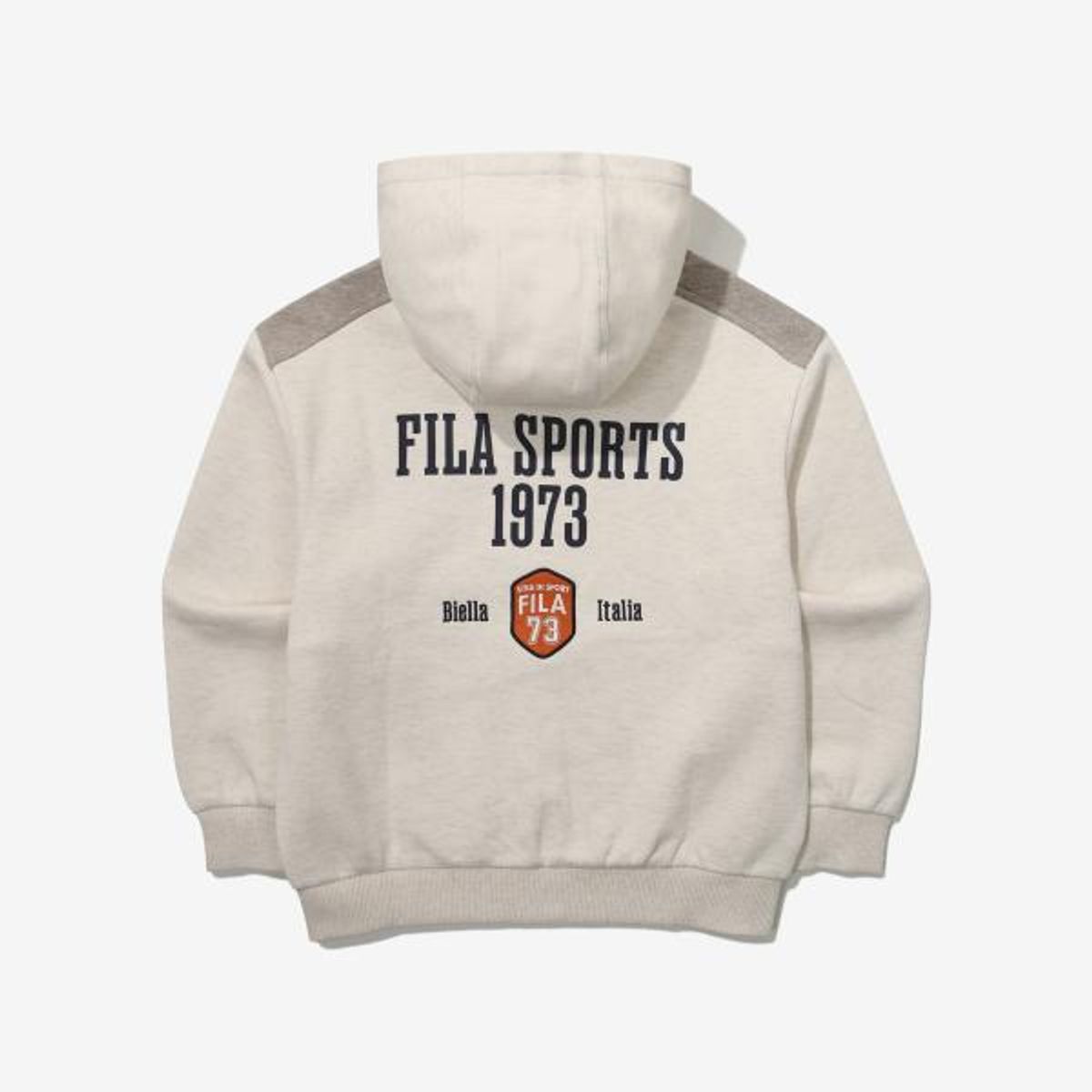 휠라 키즈(FILA KIDS) 배색 절개 후드집업