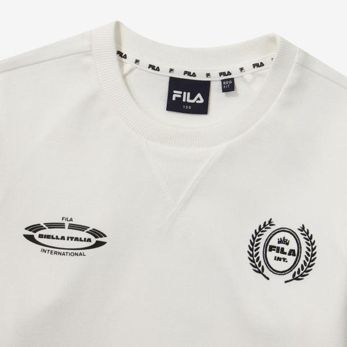 휠라 키즈(FILA KIDS) 싸커 그래픽 티셔츠(FK2RLG1201MOWH)
