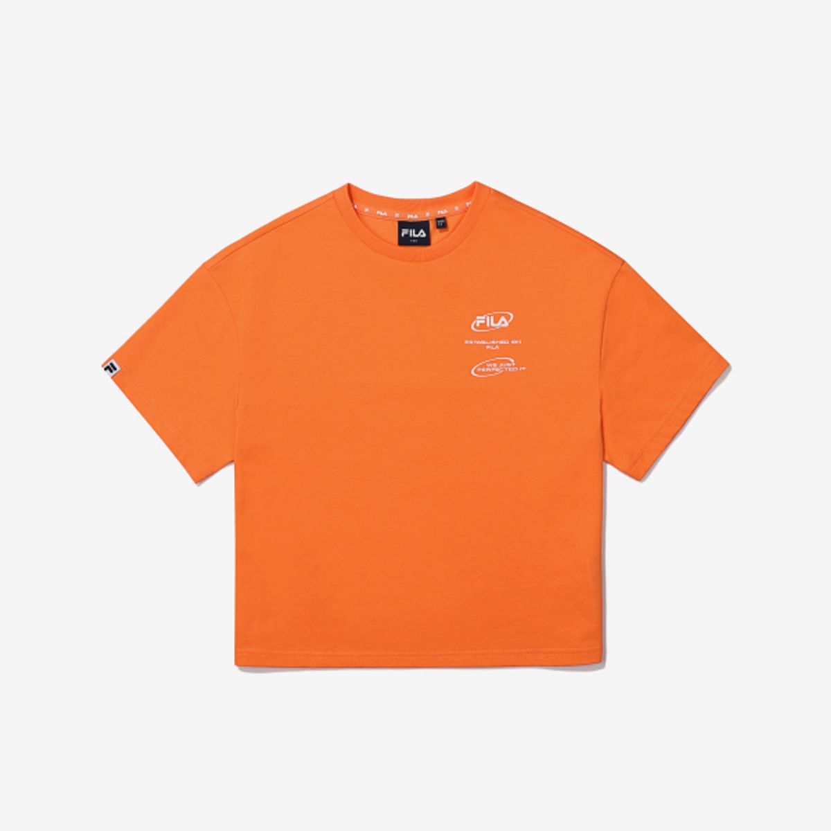 휠라 키즈(FILA KIDS) 에센셜 컬러 티셔츠(FK2RSG2101XORG)