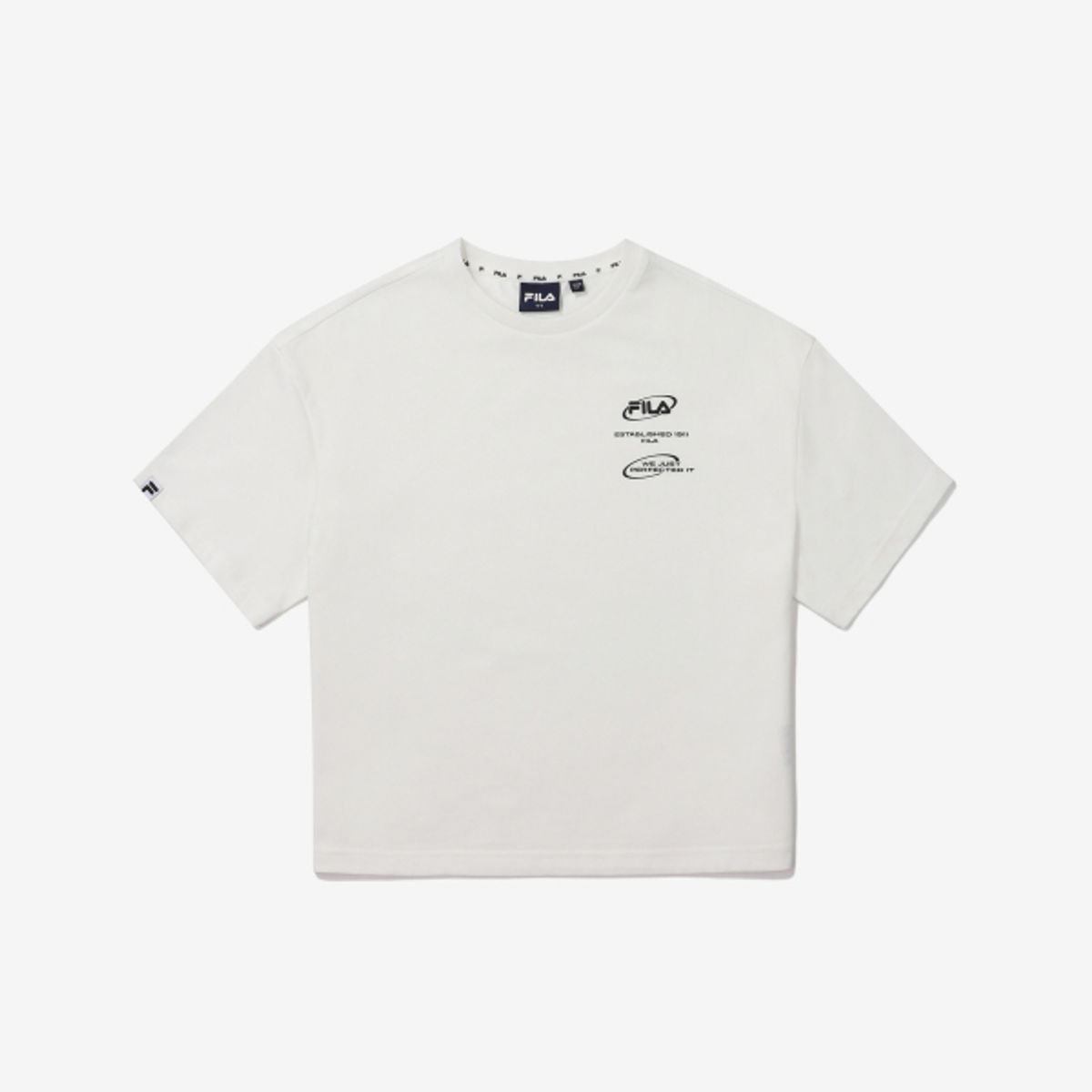 휠라 키즈(FILA KIDS) 에센셜 컬러 티셔츠(FK2RSG2101XOWH)
