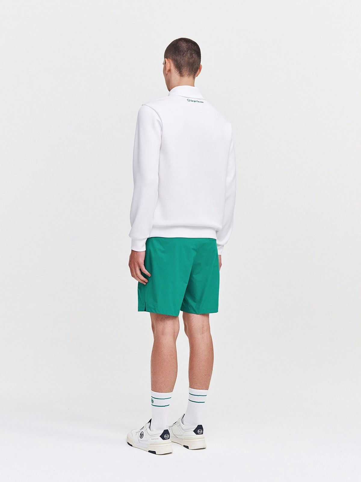 세르지오 타키니(SERGIO TACCHINI) U 고트 카라넥 하프집 (White)