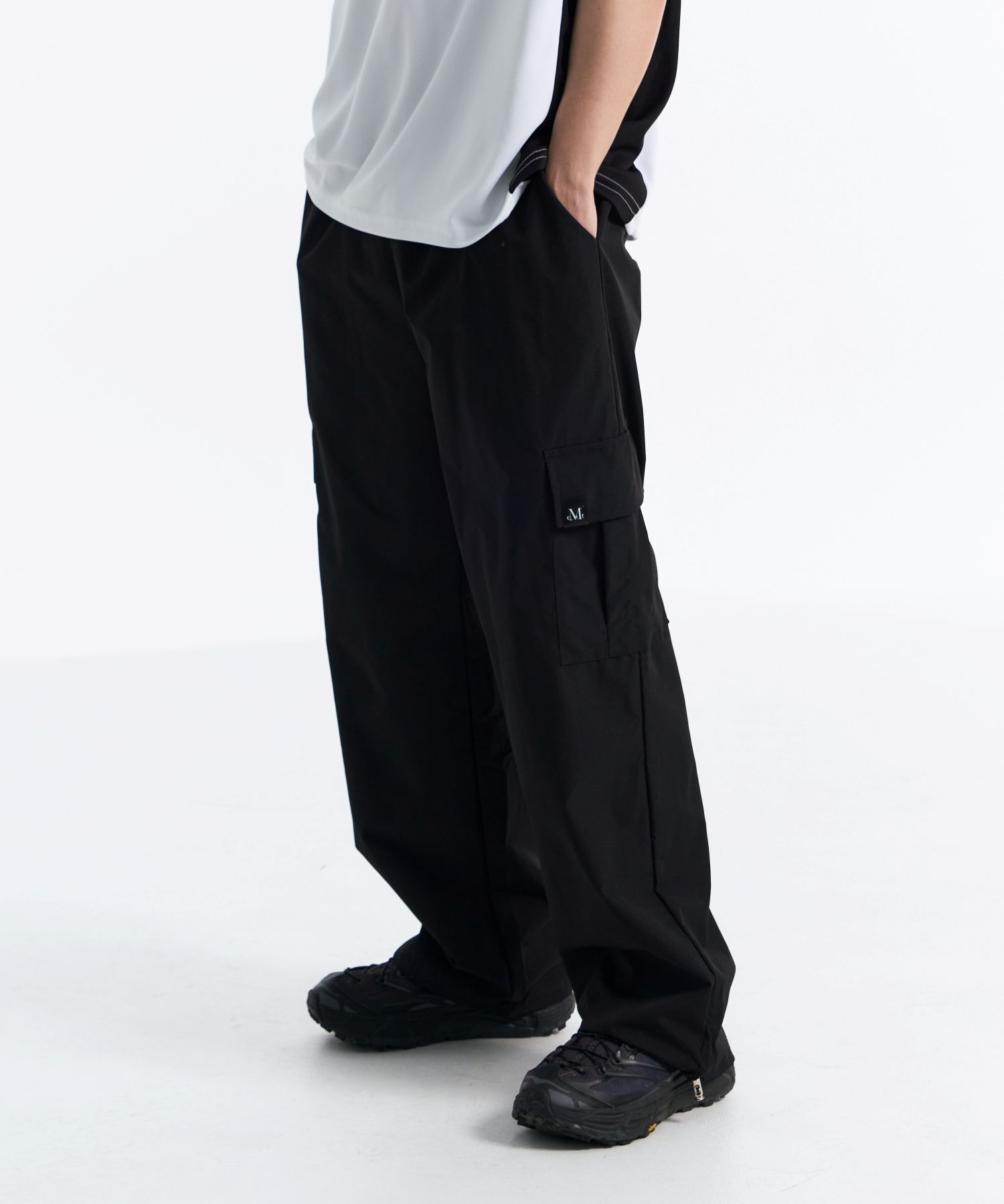 ★MUCENT★ Bilbao Poly Nylon Parachute String Wide Pants Uni MUSINSA | MUCENT Bilbao Poly Nylon Parachute String Wide