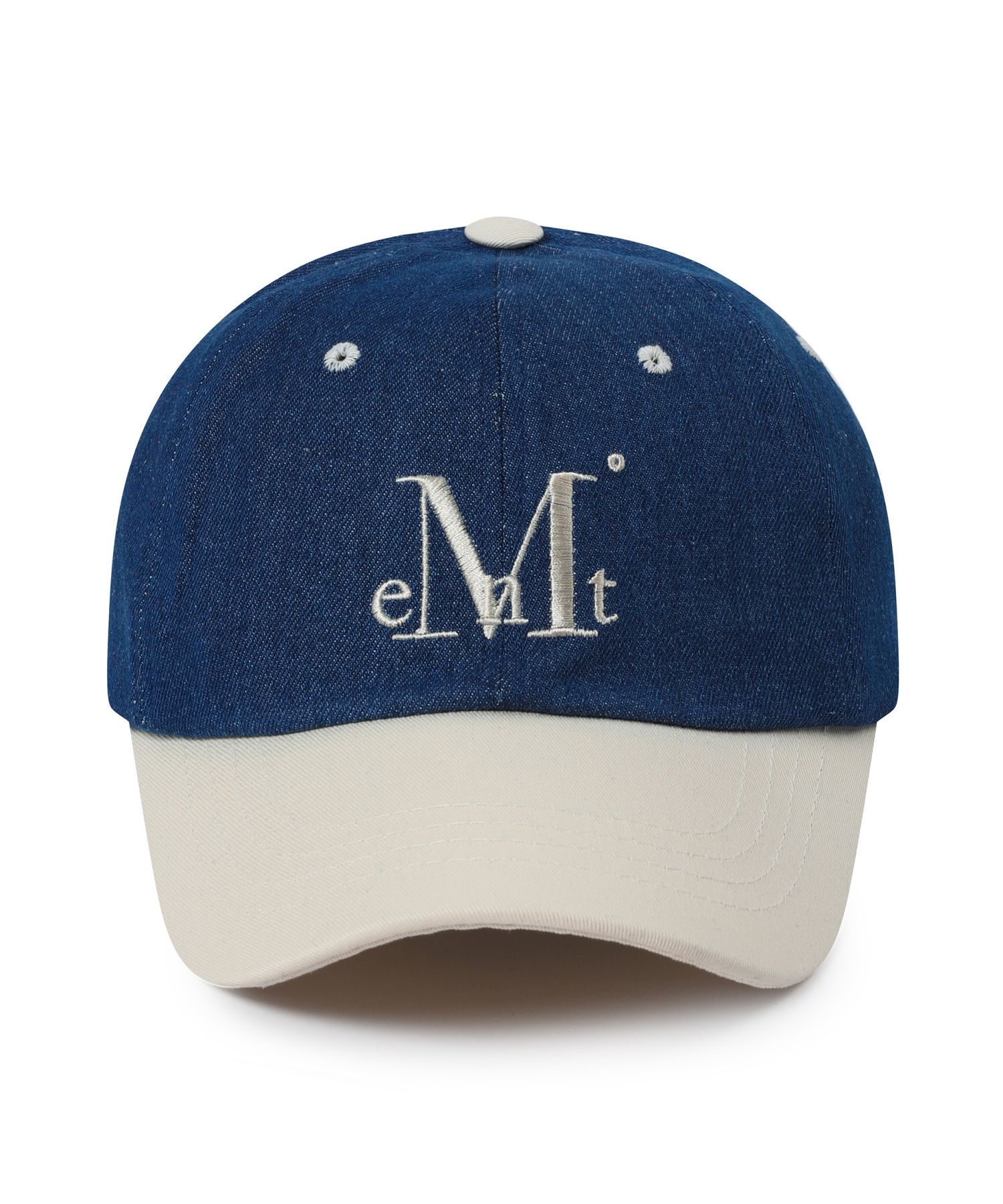 MUSINSA公式 | MUCENT Signature Two-Tone Coloring Ball Cap (7