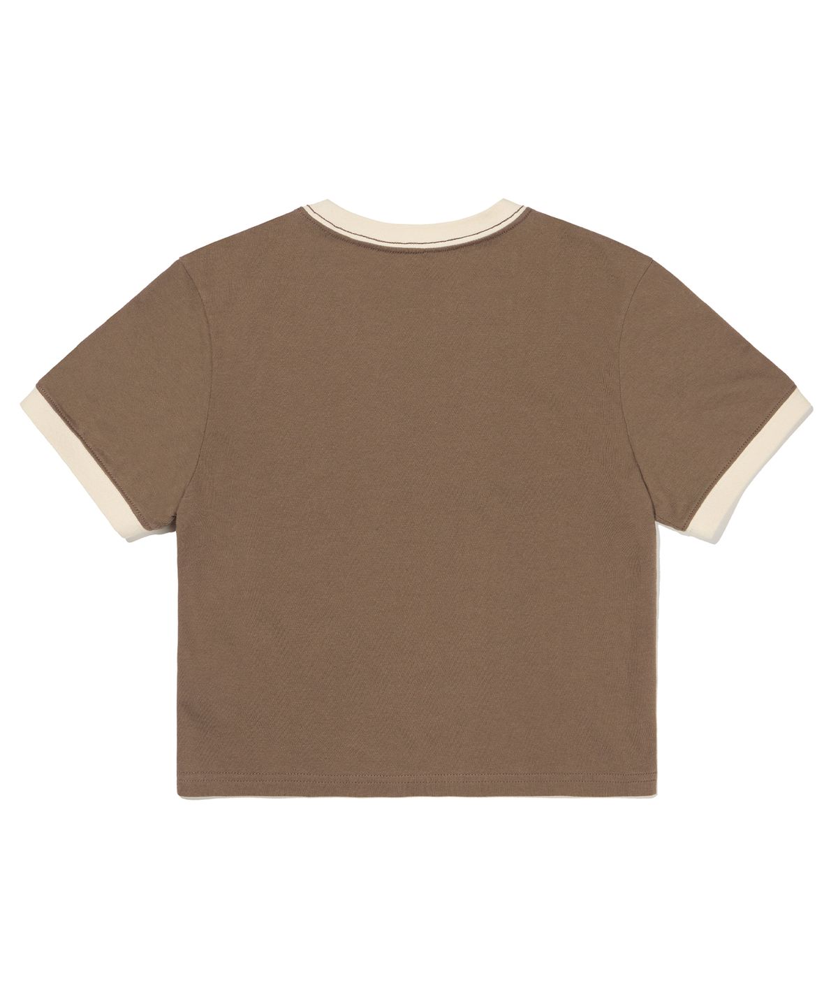 브라운브레스(BROWNBREATH) W EMBLEM RINGER TEE - BROWN