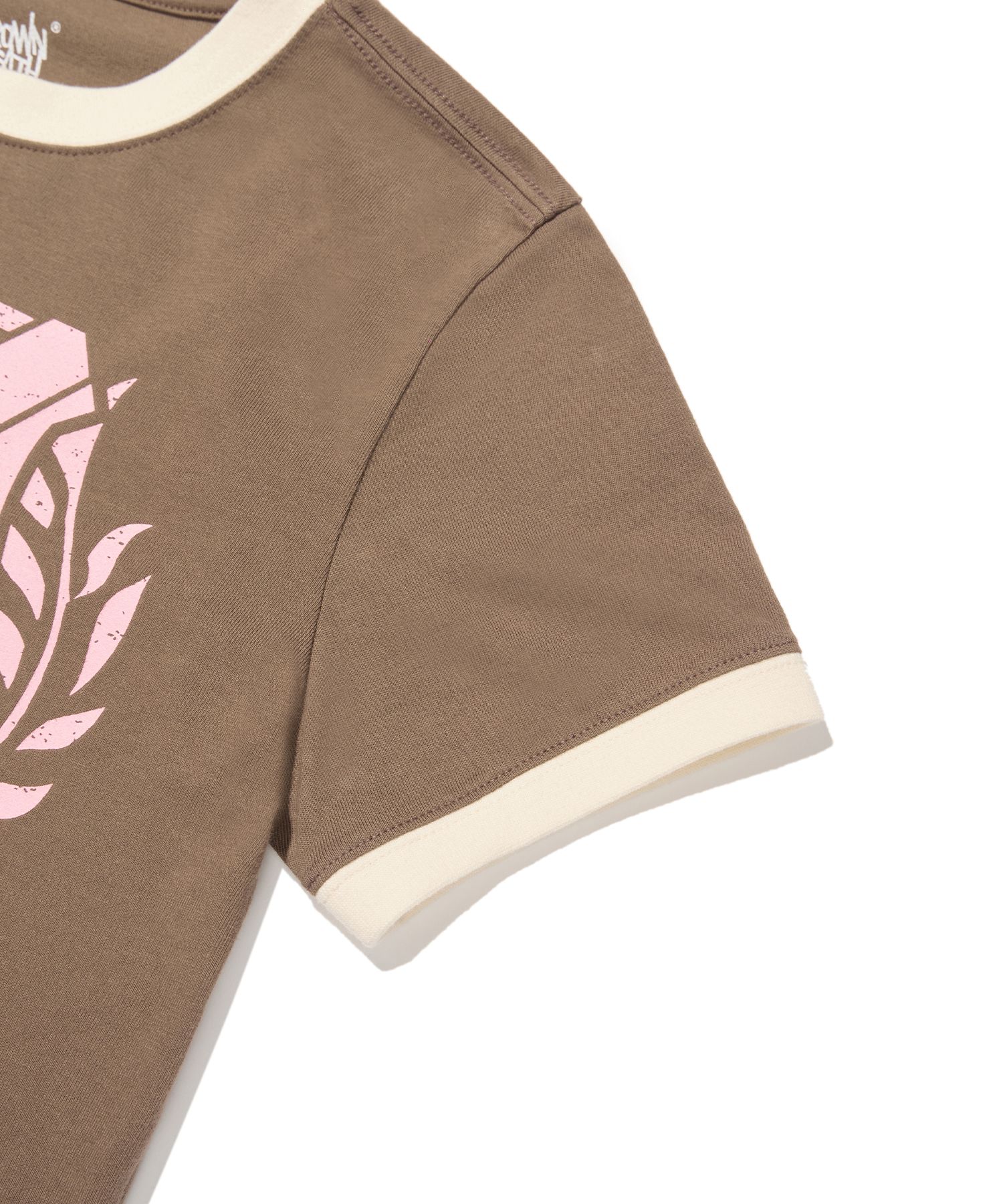 MUSINSA | BROWNBREATH W EMBLEM RINGER TEE - BROWN