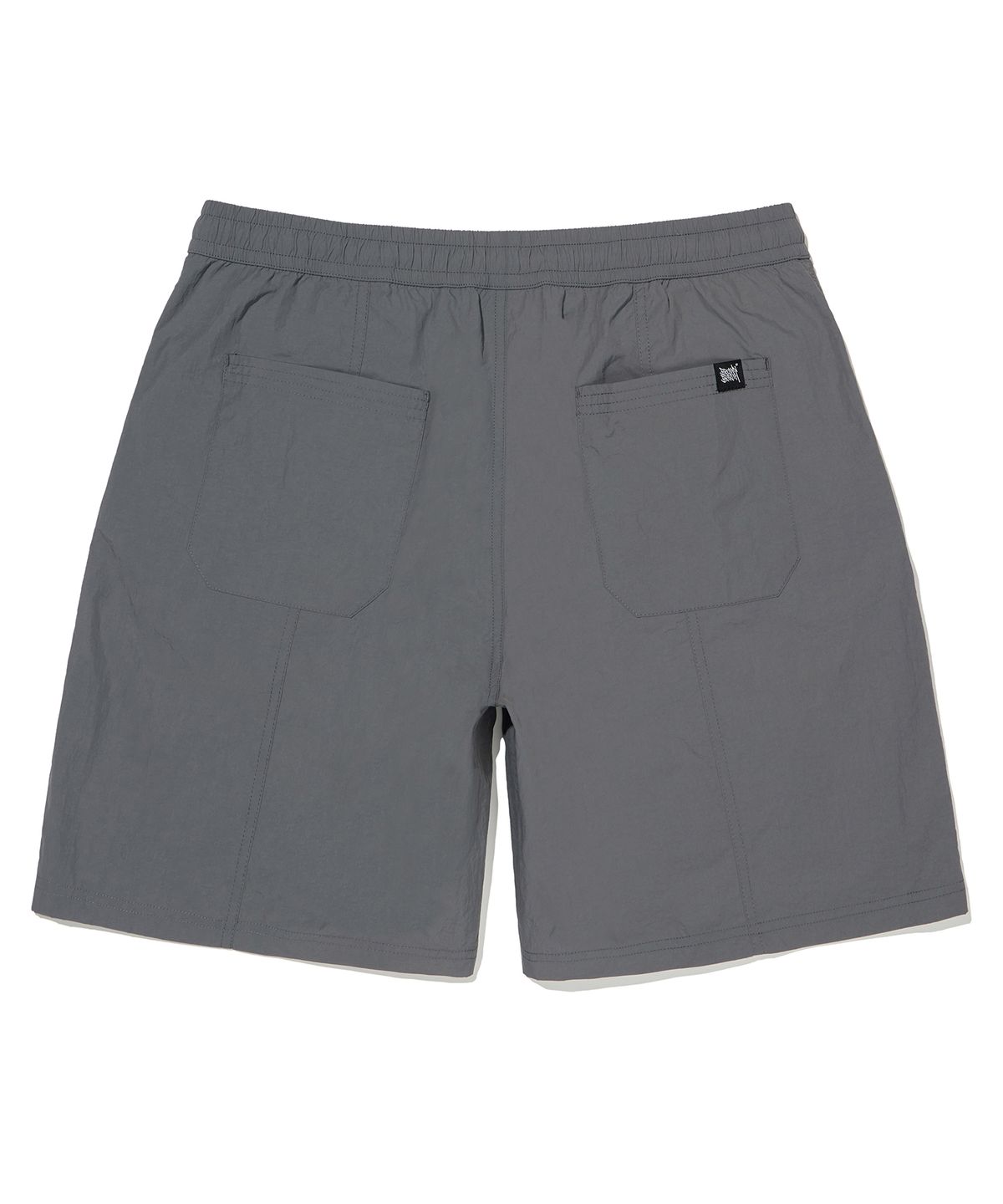 브라운브레스(BROWNBREATH) TAG NYLON SHORTS - CHARCOAL