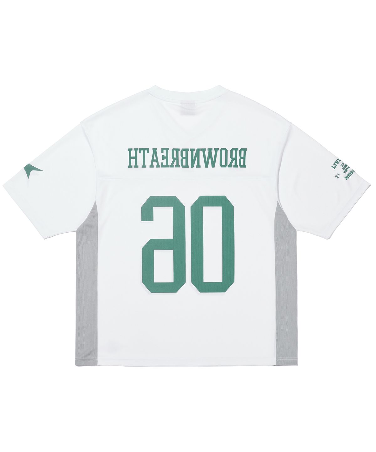 브라운브레스(BROWNBREATH) BB06 RUGBY TEE - WHITE