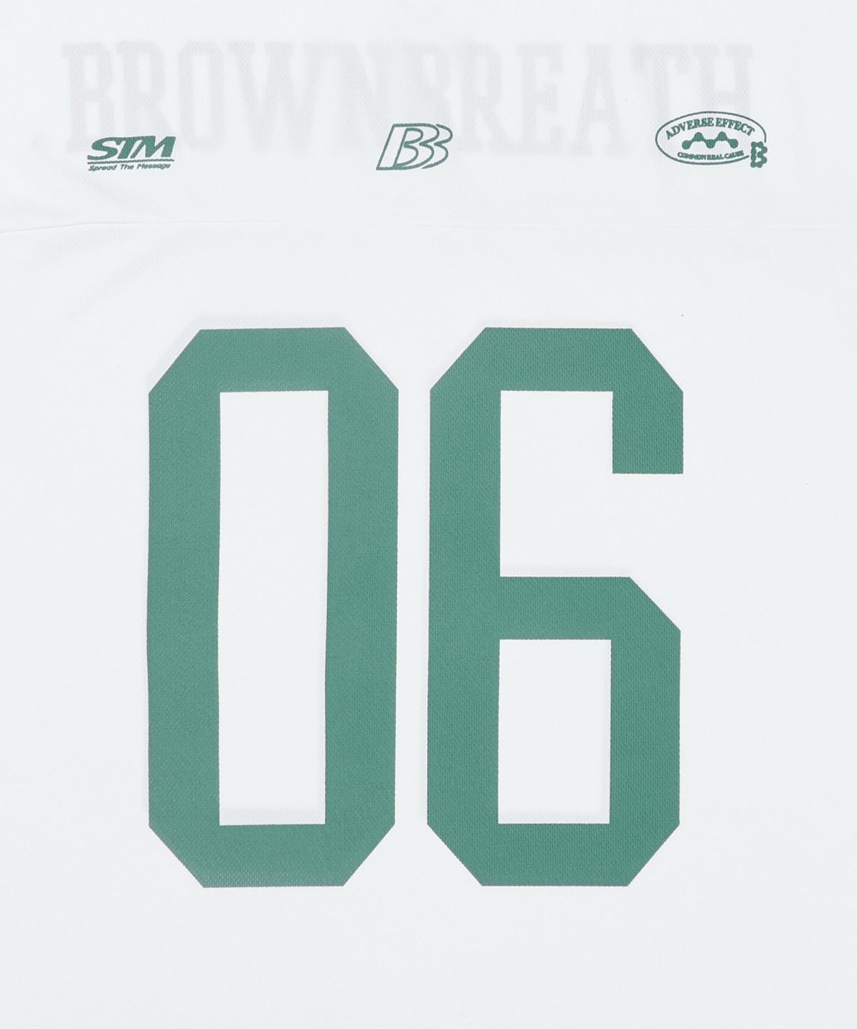 브라운브레스(BROWNBREATH) BB06 RUGBY TEE - WHITE