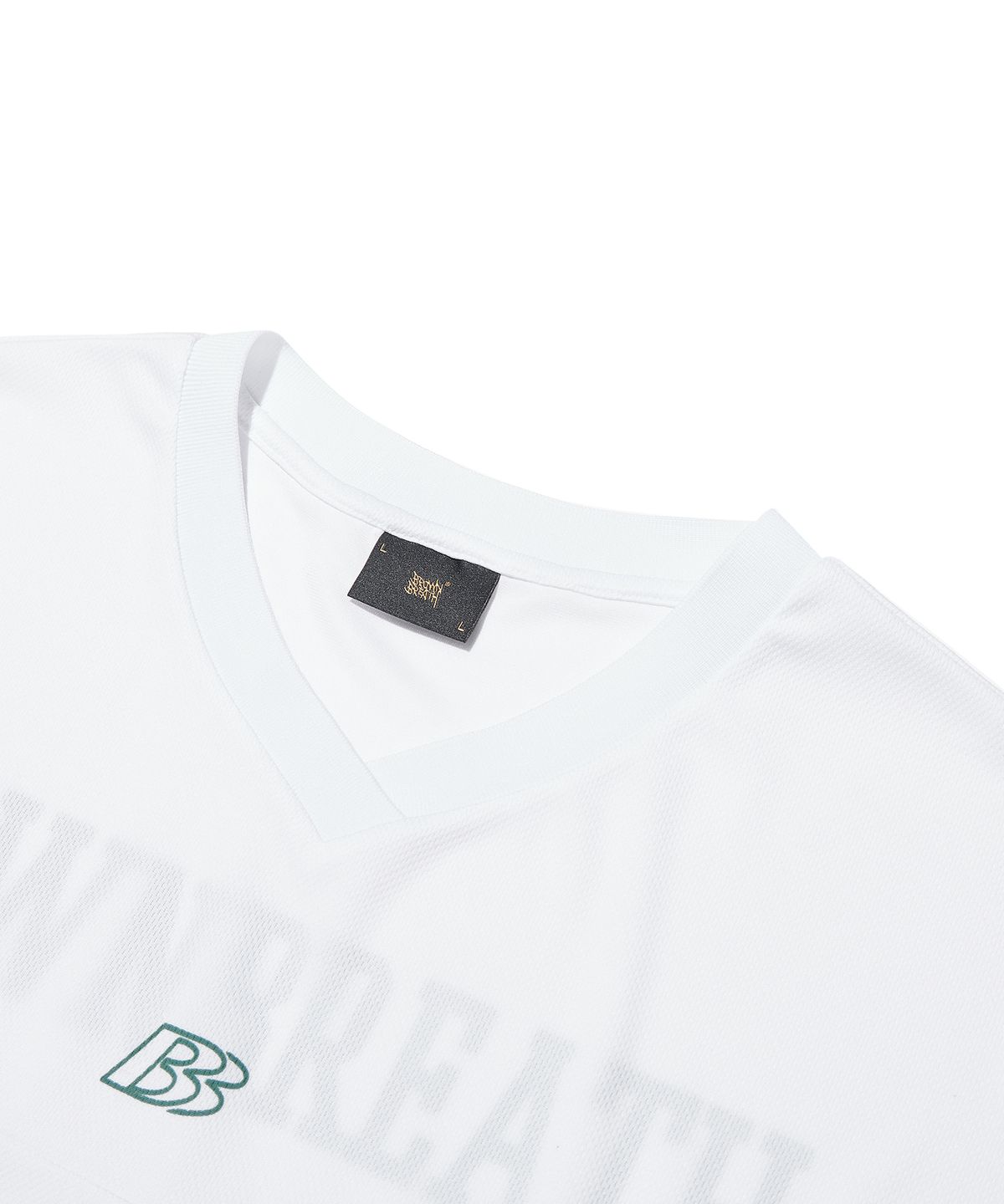 브라운브레스(BROWNBREATH) BB06 RUGBY TEE - WHITE
