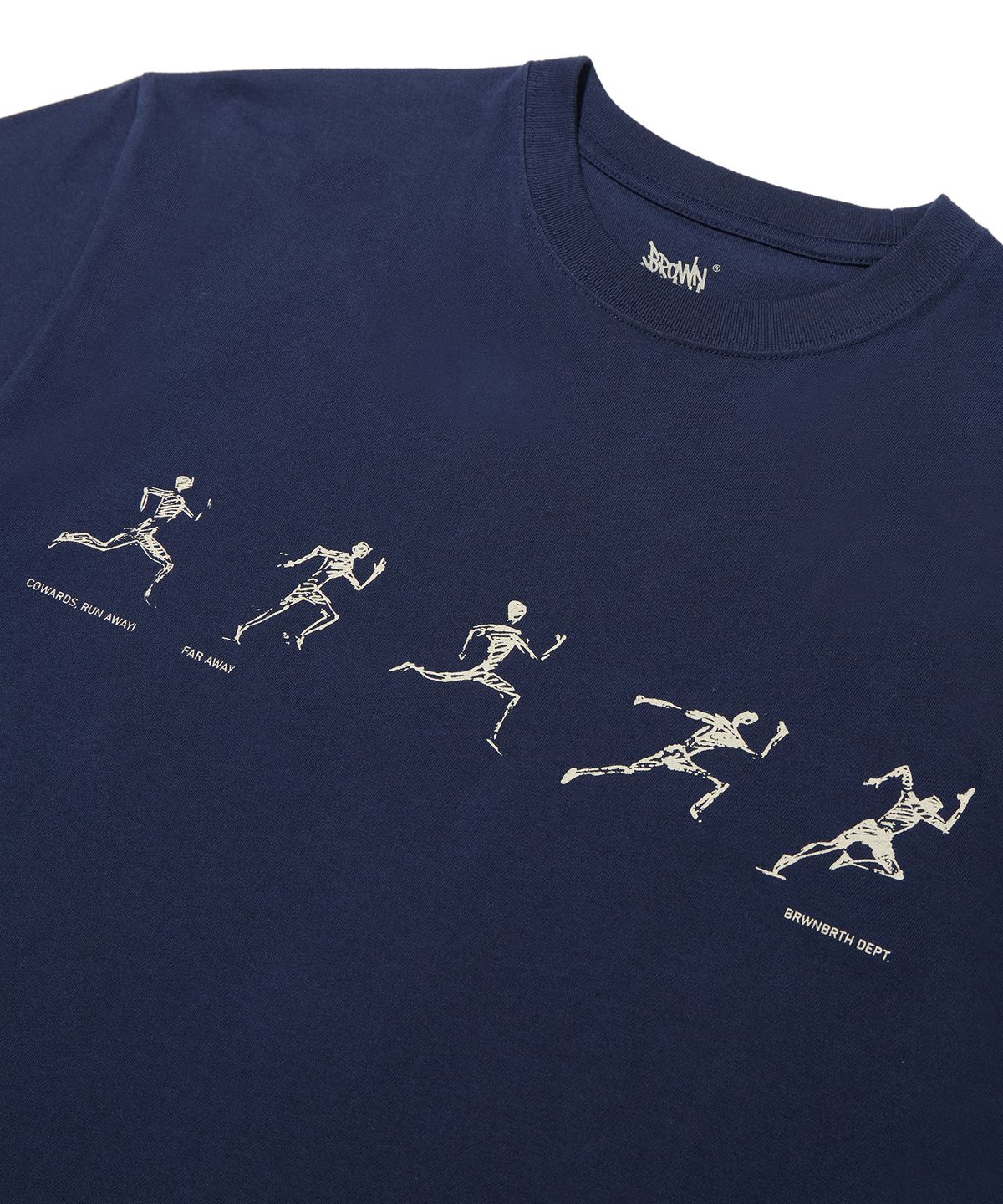 브라운브레스(BROWNBREATH) FAR AWAY TEE - NAVY